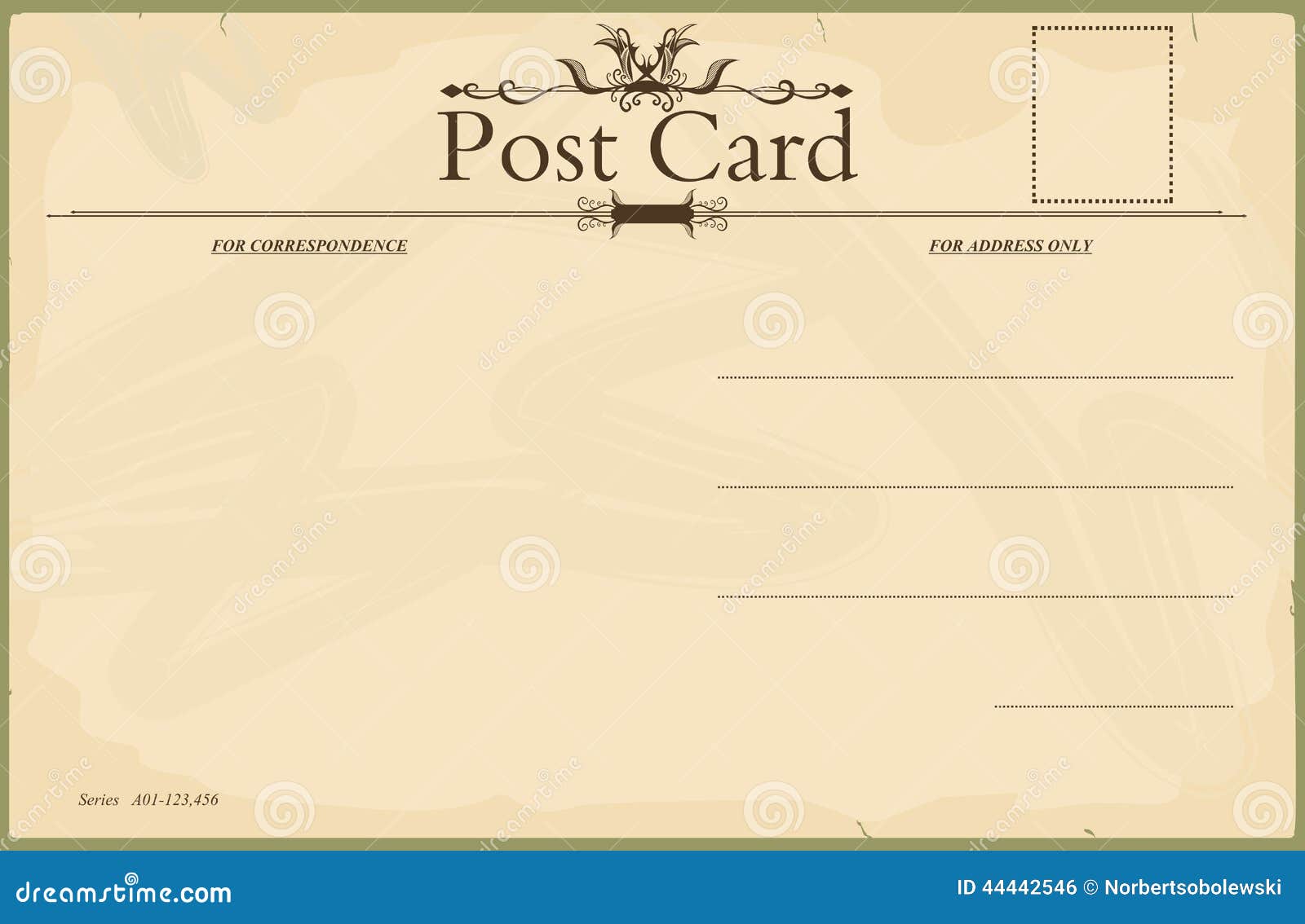 standard postcard size