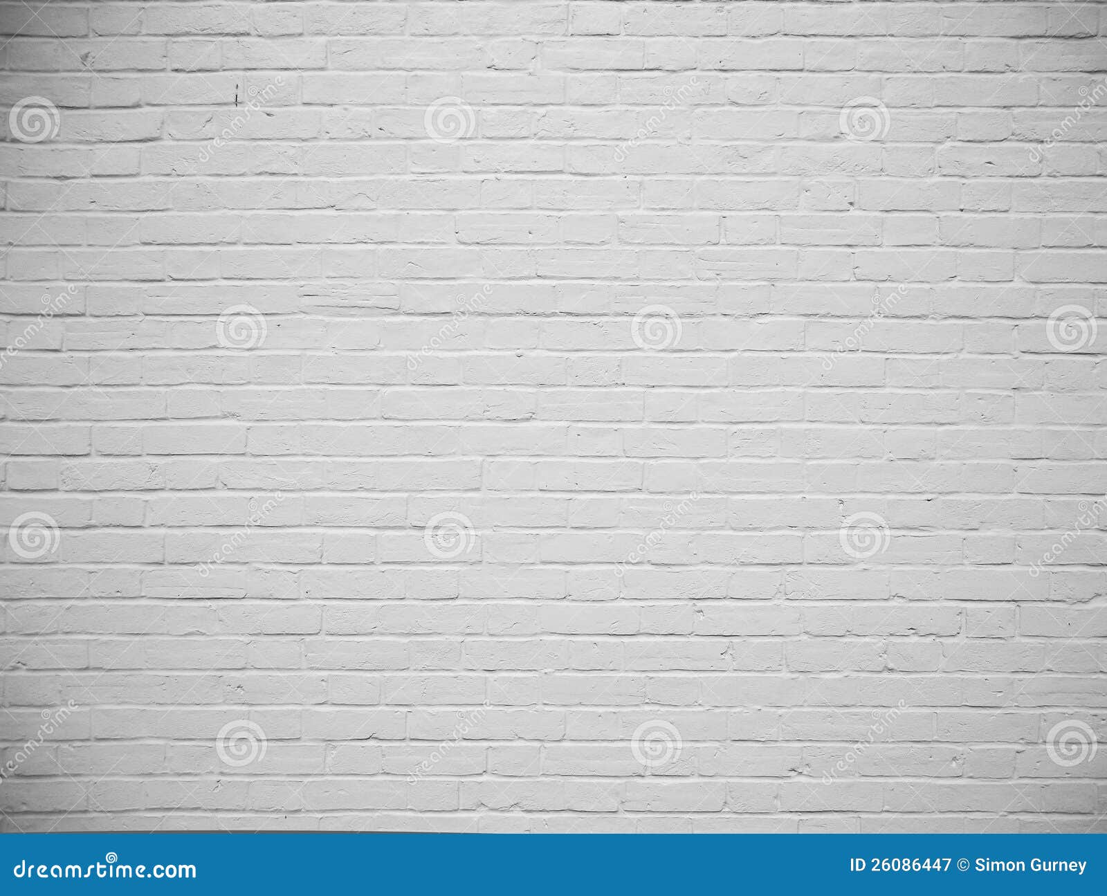 Blank White Brick Wall