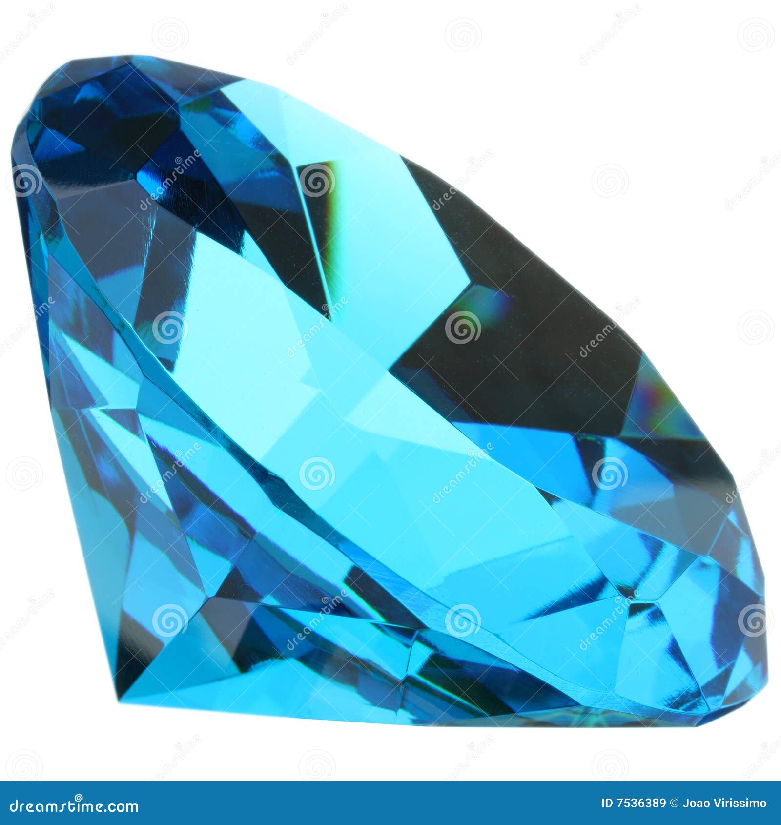 Blauer Diamant Lizenzfreie Stockbilder - Bild: 7536389