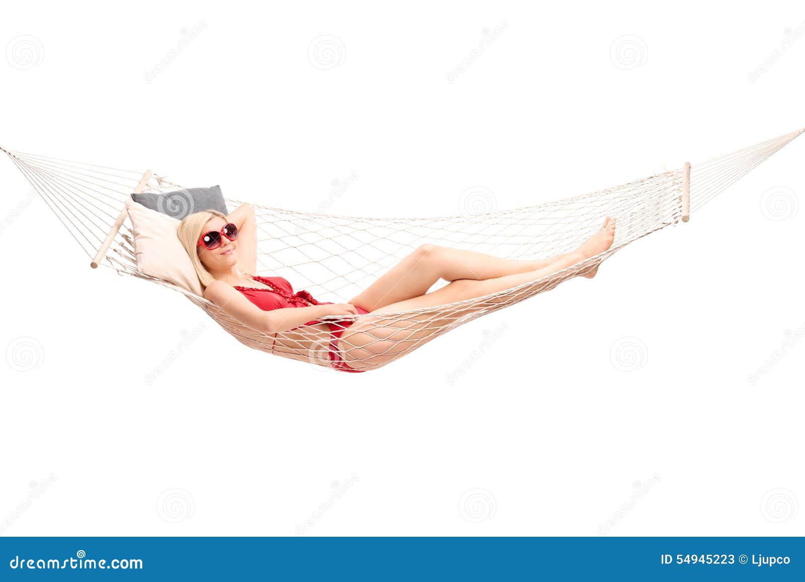 Bikini in hammock