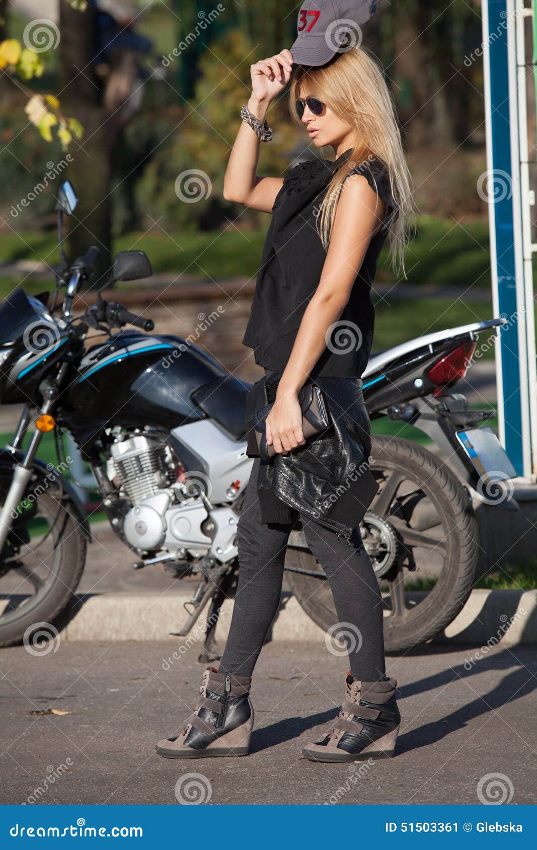 Blonde Motorcycle 6