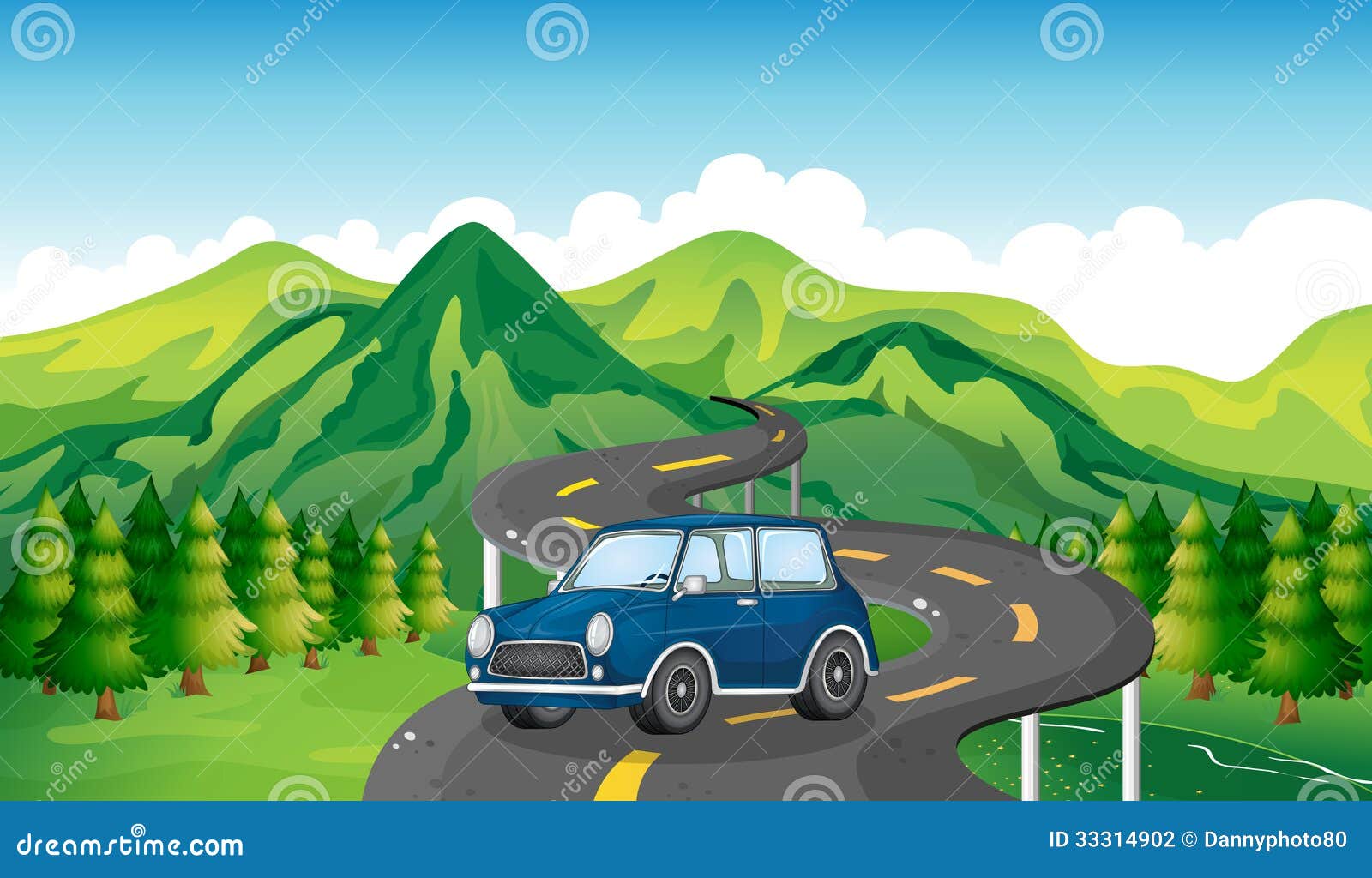 clipart car driving on road - photo #15