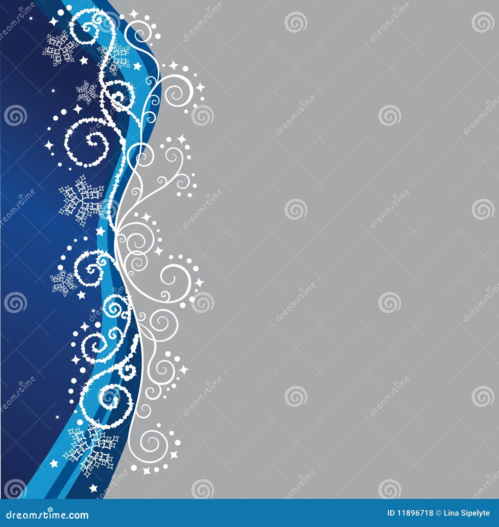 Blue Christmas Border Royalty Free Stock Photos - Image: 11896718