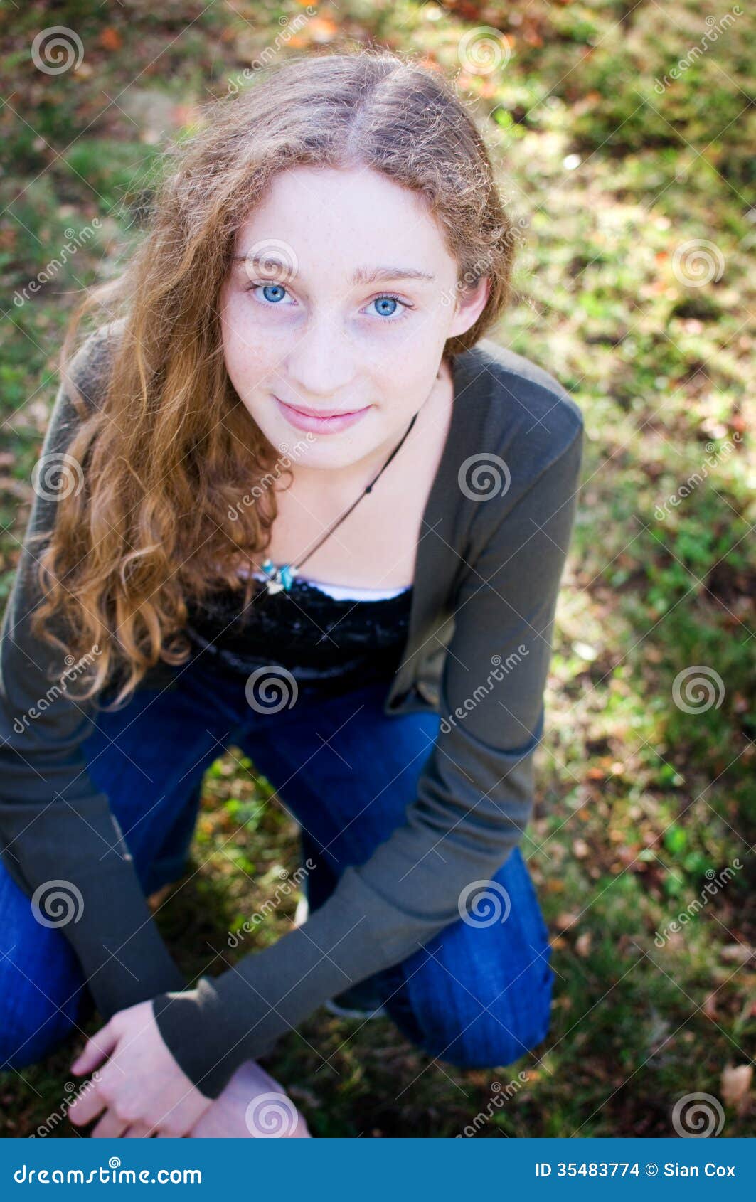 Blue Eyed Girl Stock Images Image 35483774