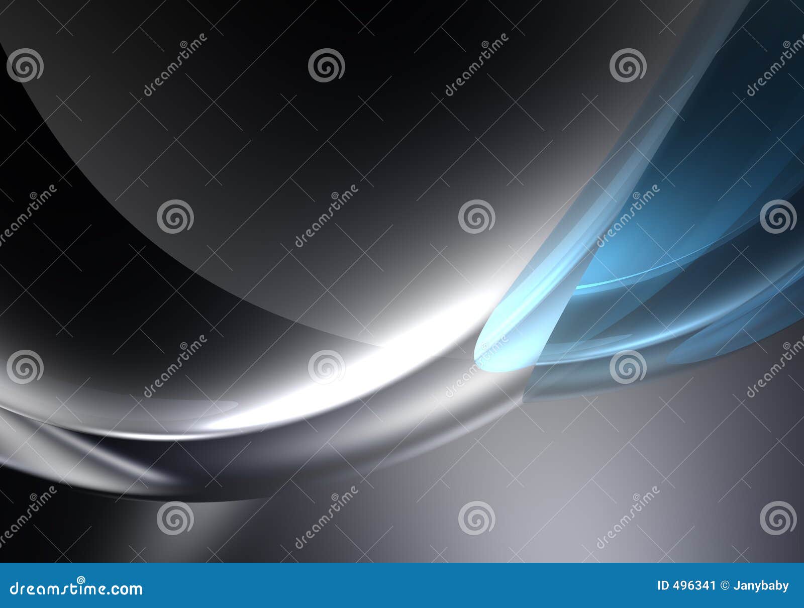 Blue Light On Grey Background Stock Image Image 496341