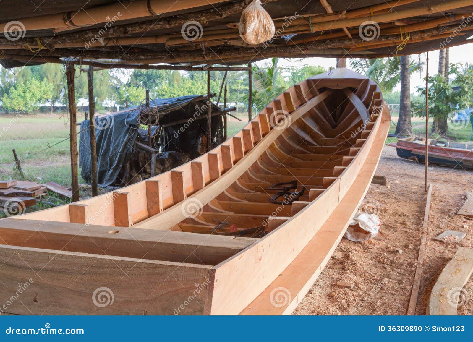 Boat Building Stock Photo - Image: 36309890
