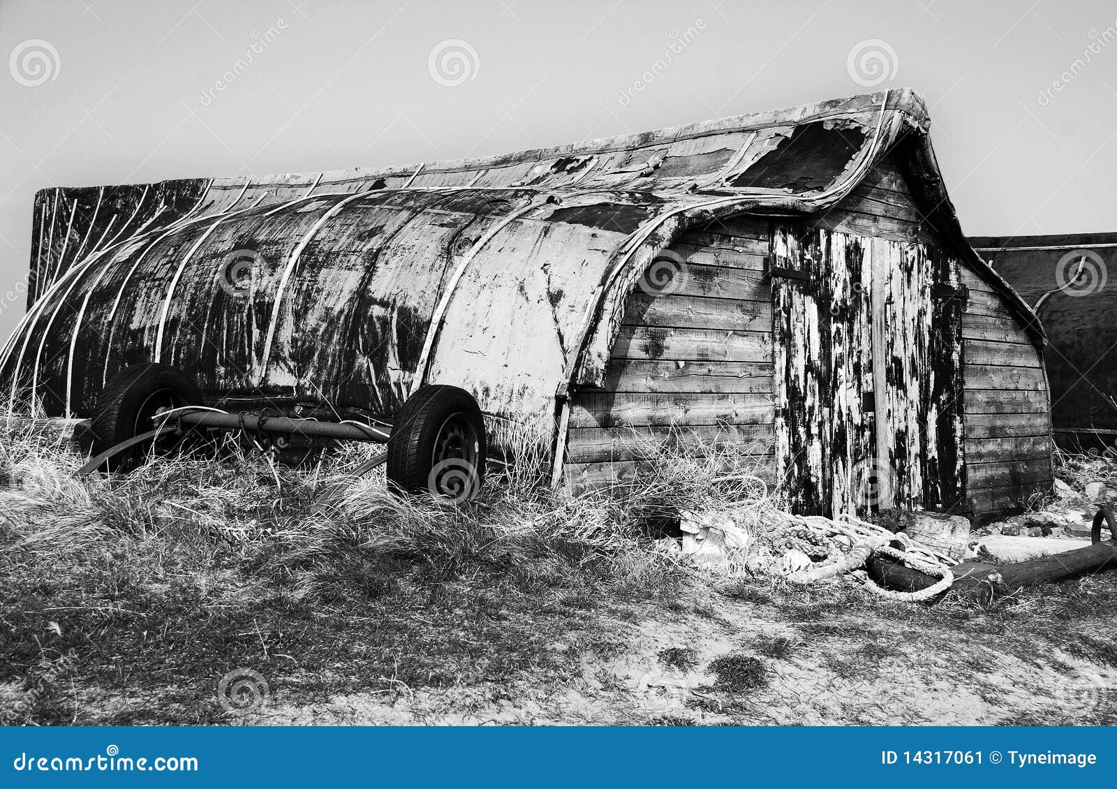 Boat Sheds on Lindisfarne