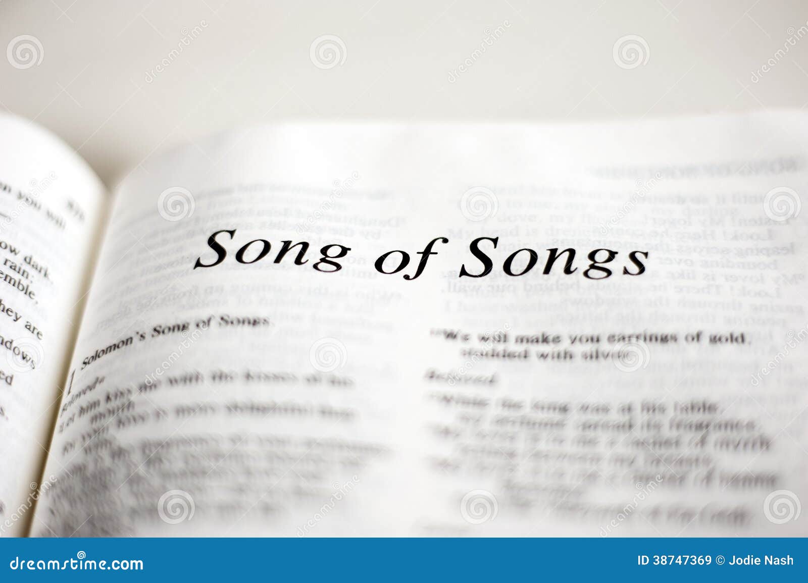 ... Song of Songs, one of the 66 books in the Bible, book of love poetry