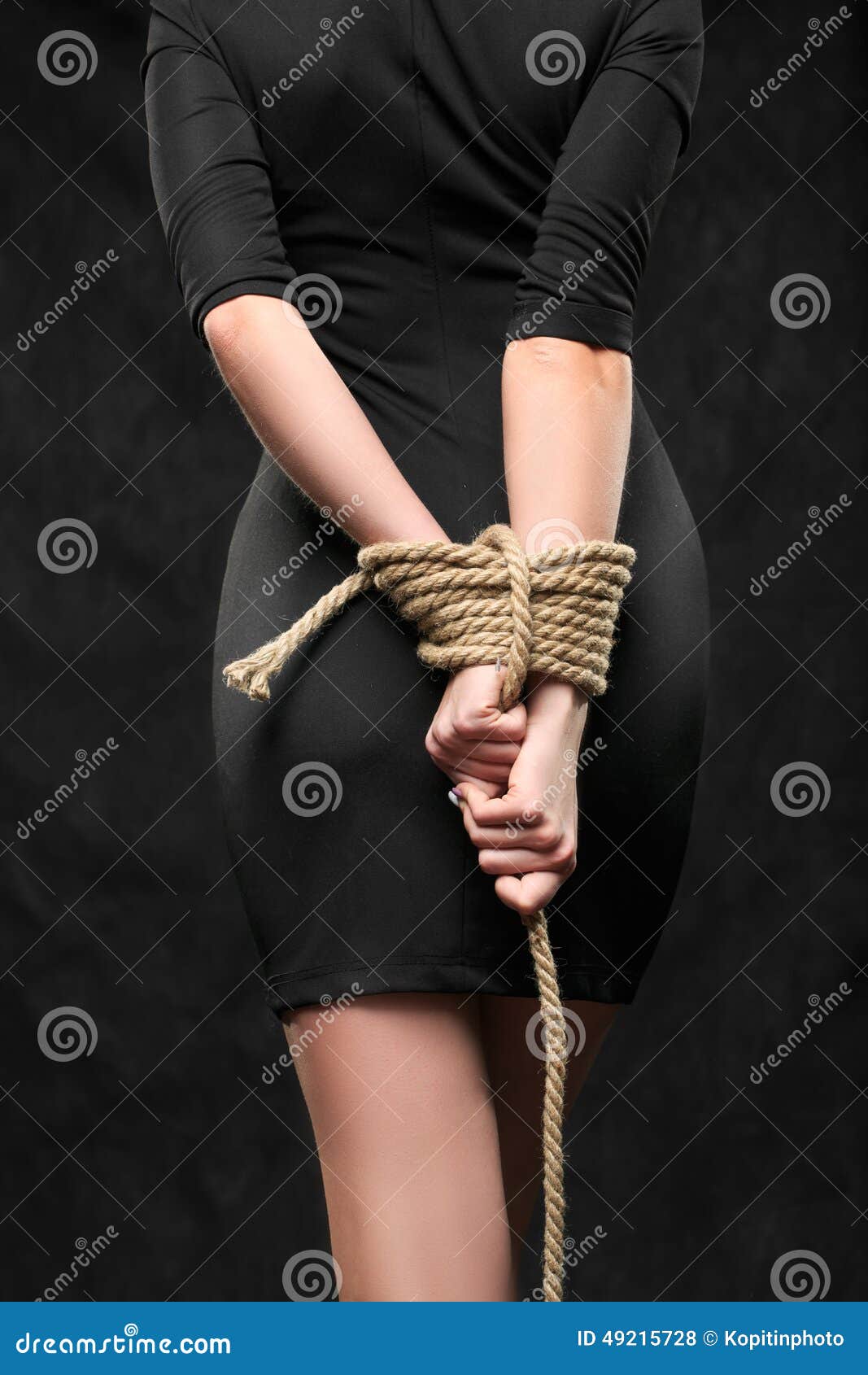 Bound Hands Stock Photo Image