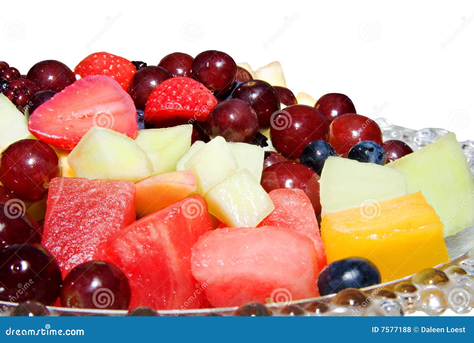 Bowl Of Cut Fruit Royalty Free Stock Photos Image 7577188