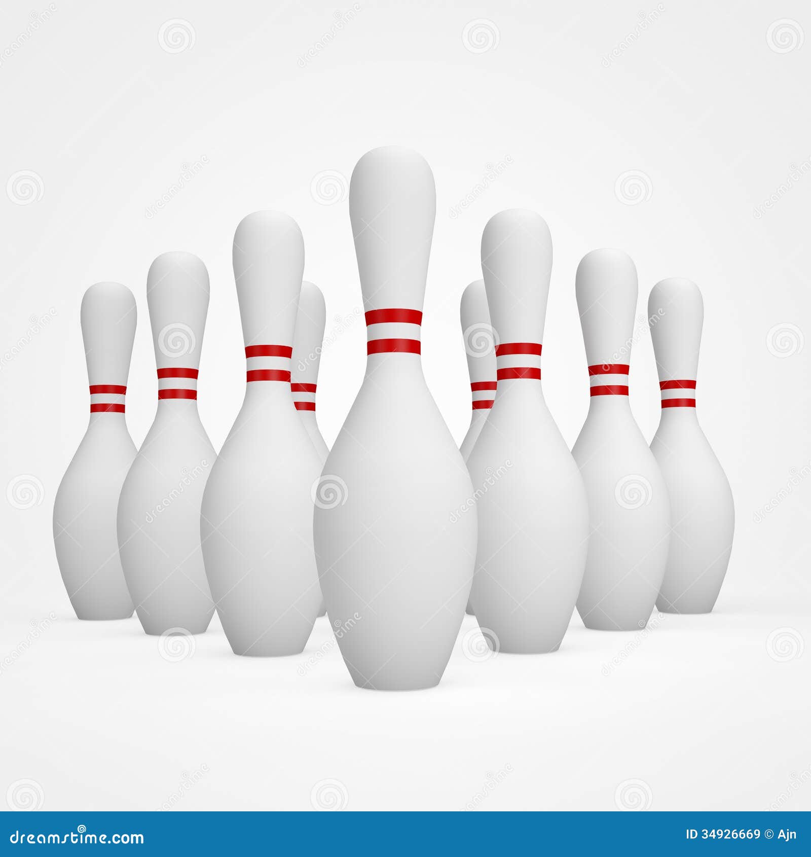 Bowling Pins Royalty F...