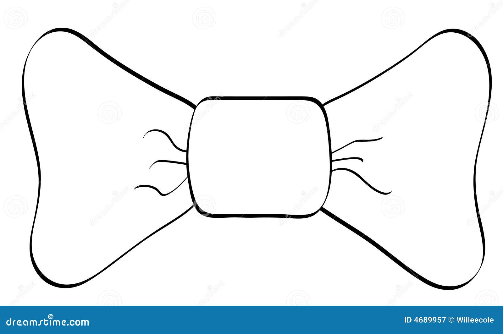 clipart bow tie outline - photo #11