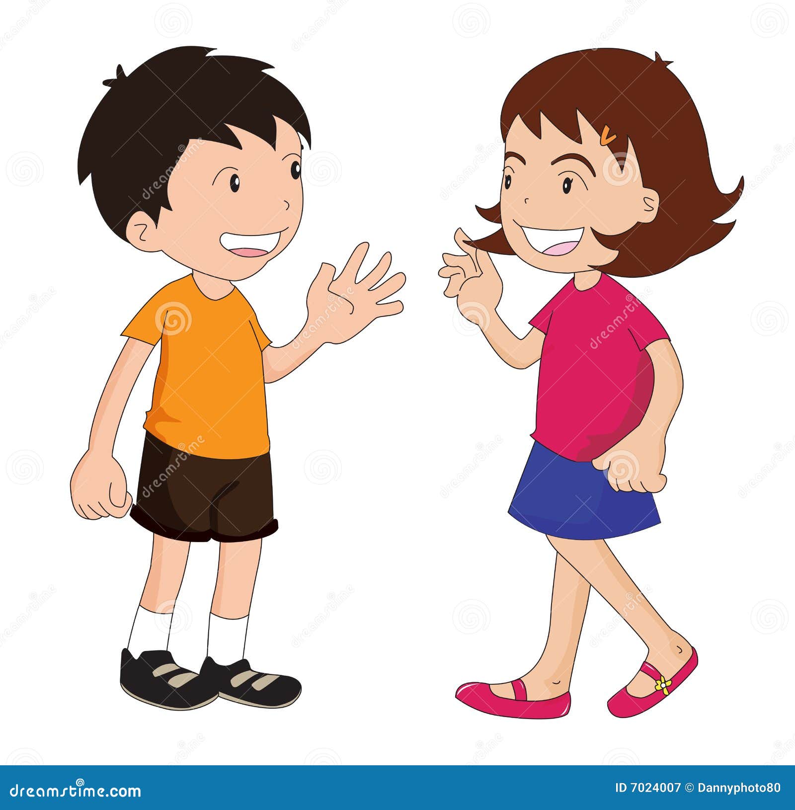 clipart boy and girl talking - photo #3