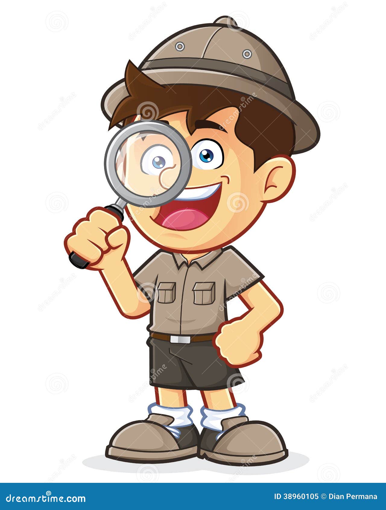 Animated+Explorer+Clip+Art Vector clipart picture of a Boy Scout or Explorer Boy cartoon ...