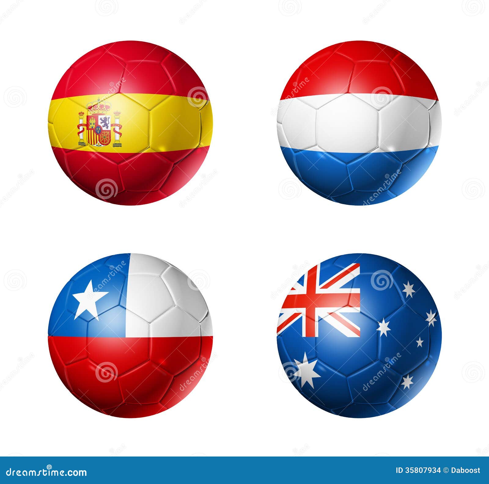Brazil World Cup 2014 Group B Flags On Soccer Ball Stock Images    football brazil teams