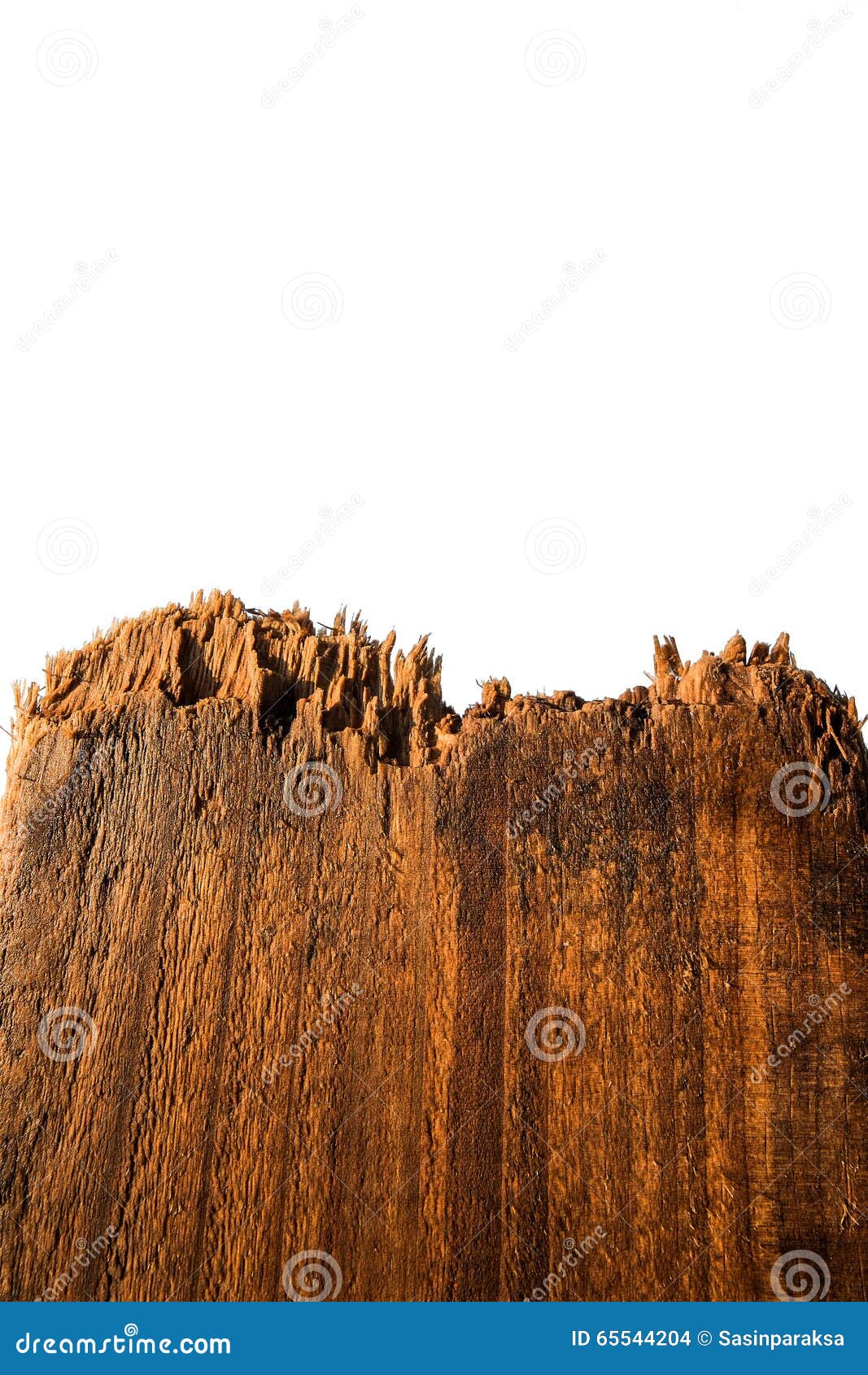 Break Wood, Isolated On White Background Stock Photo - Image: 65544204