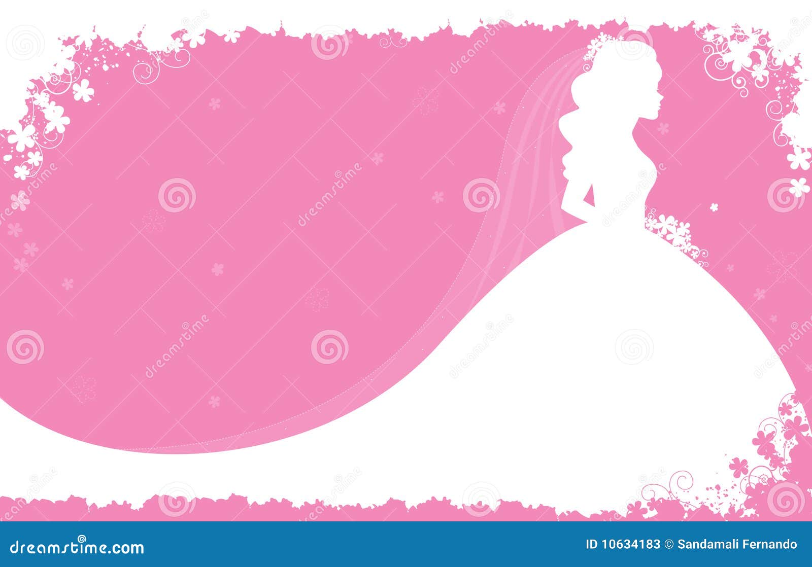 Bridal shower / wedding invitation card background with a beautiful ...