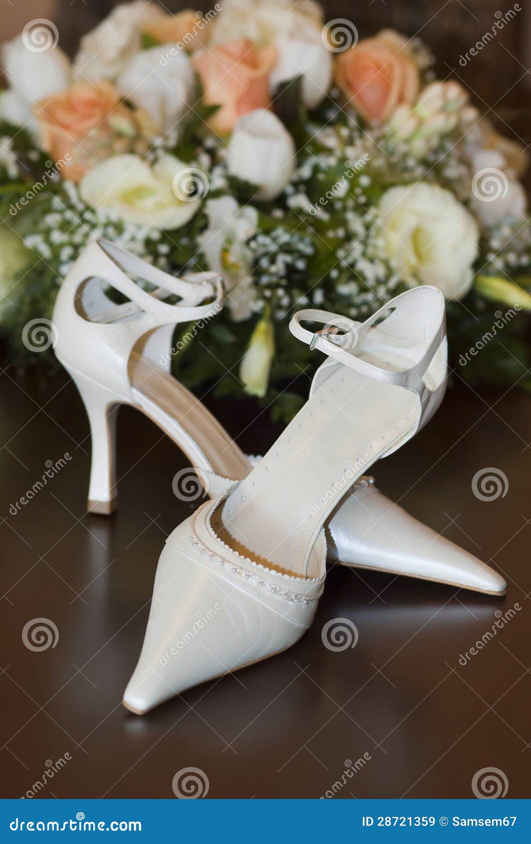 More similar stock images of ` Brides shoes and flowers
