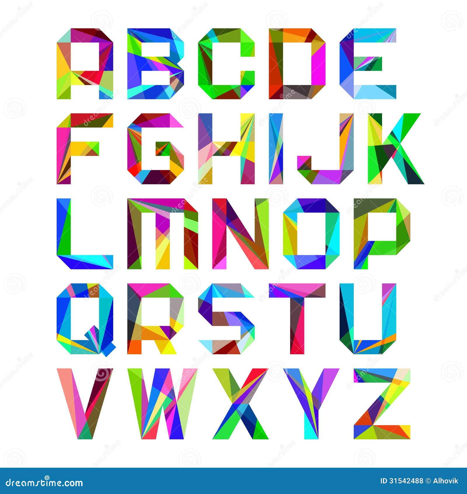 Bright Alphabet Letters Royalty Free Stock Photos - Image: 31542488
