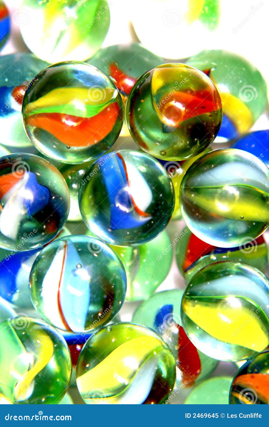 Brightly Colored Marbles Royalty Free Stock Photo Image 2469645