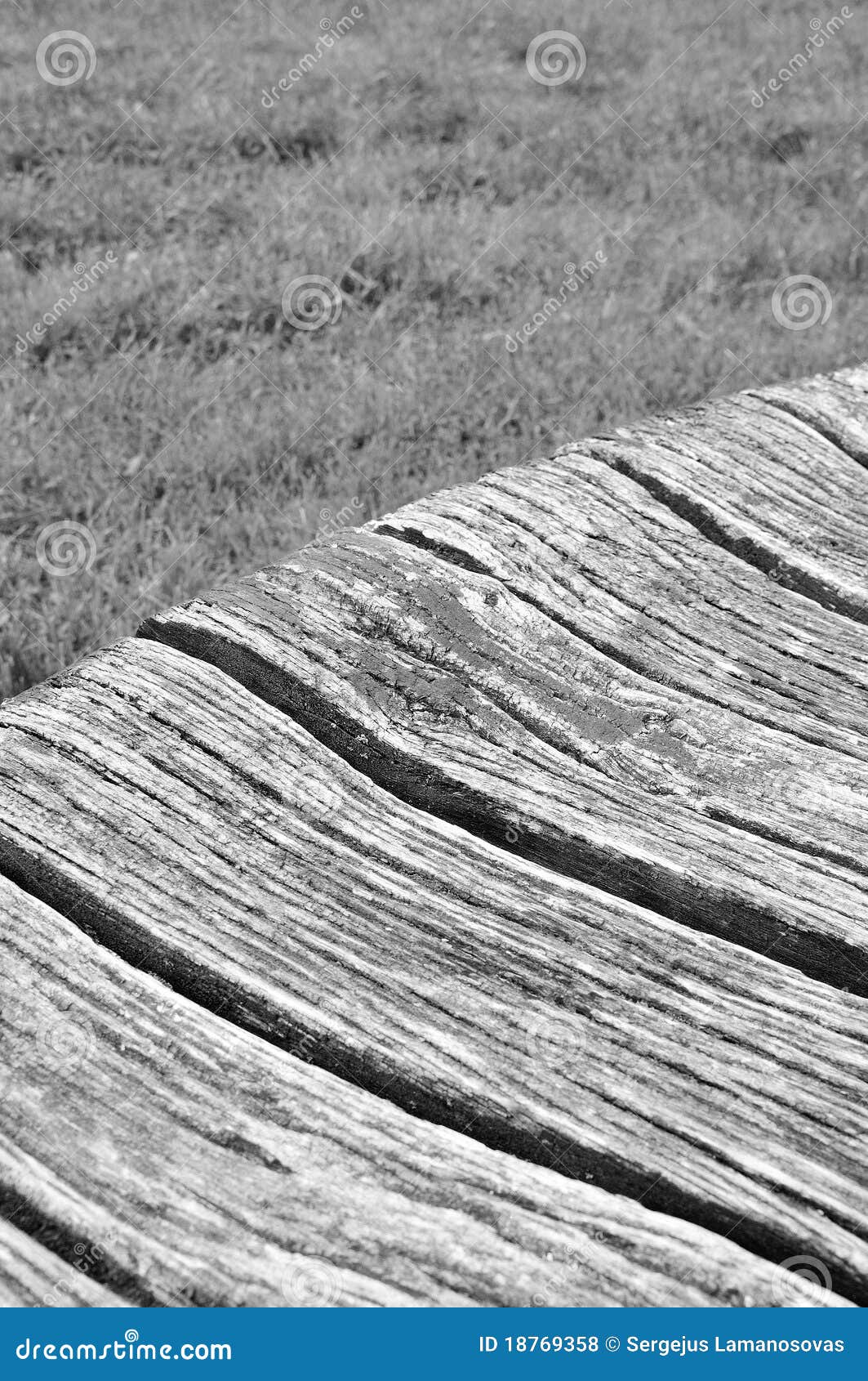 Detail Wooden Bench