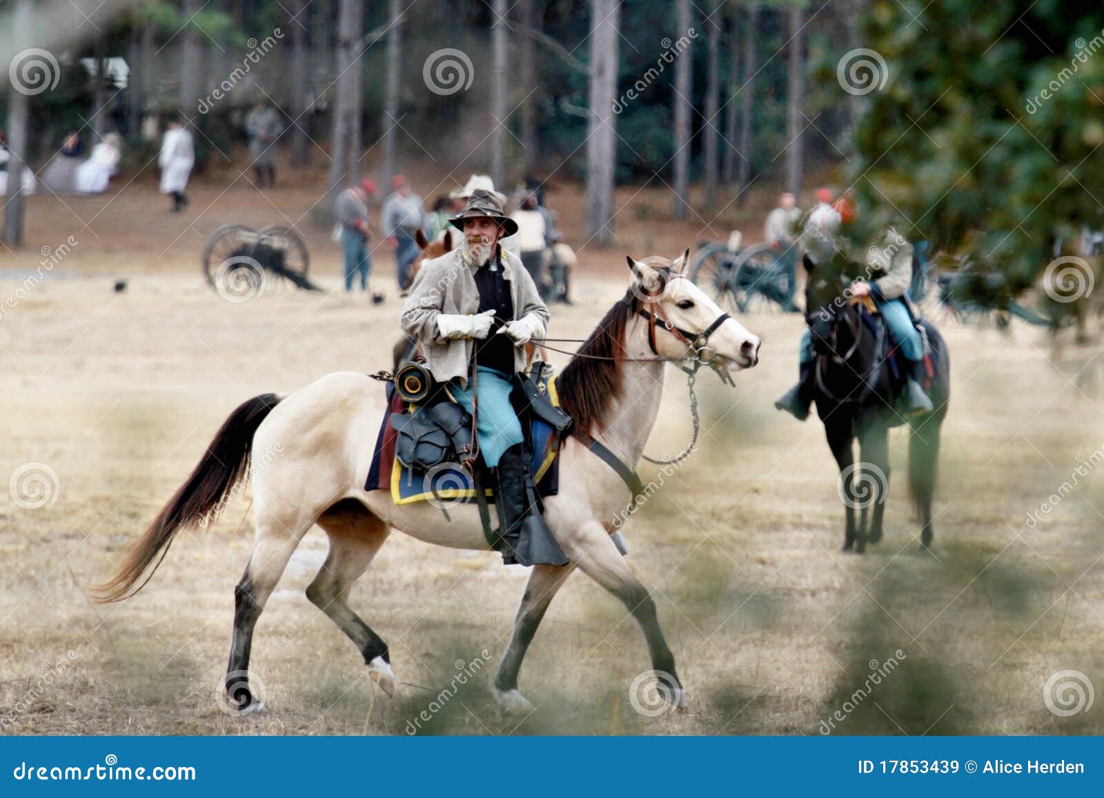 Photo of soldiers during the 31st Annual Brooksville Raid Re-enactment