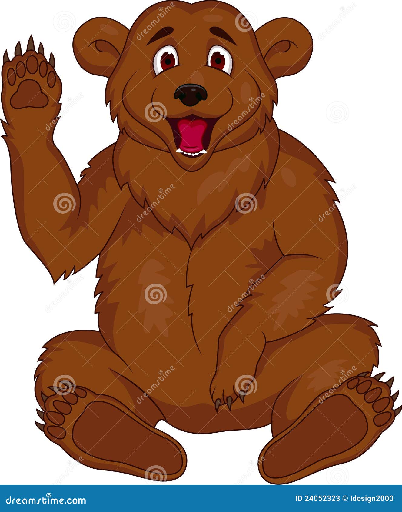 Brown Bear Cartoon Stock Photos - Image: 24052323