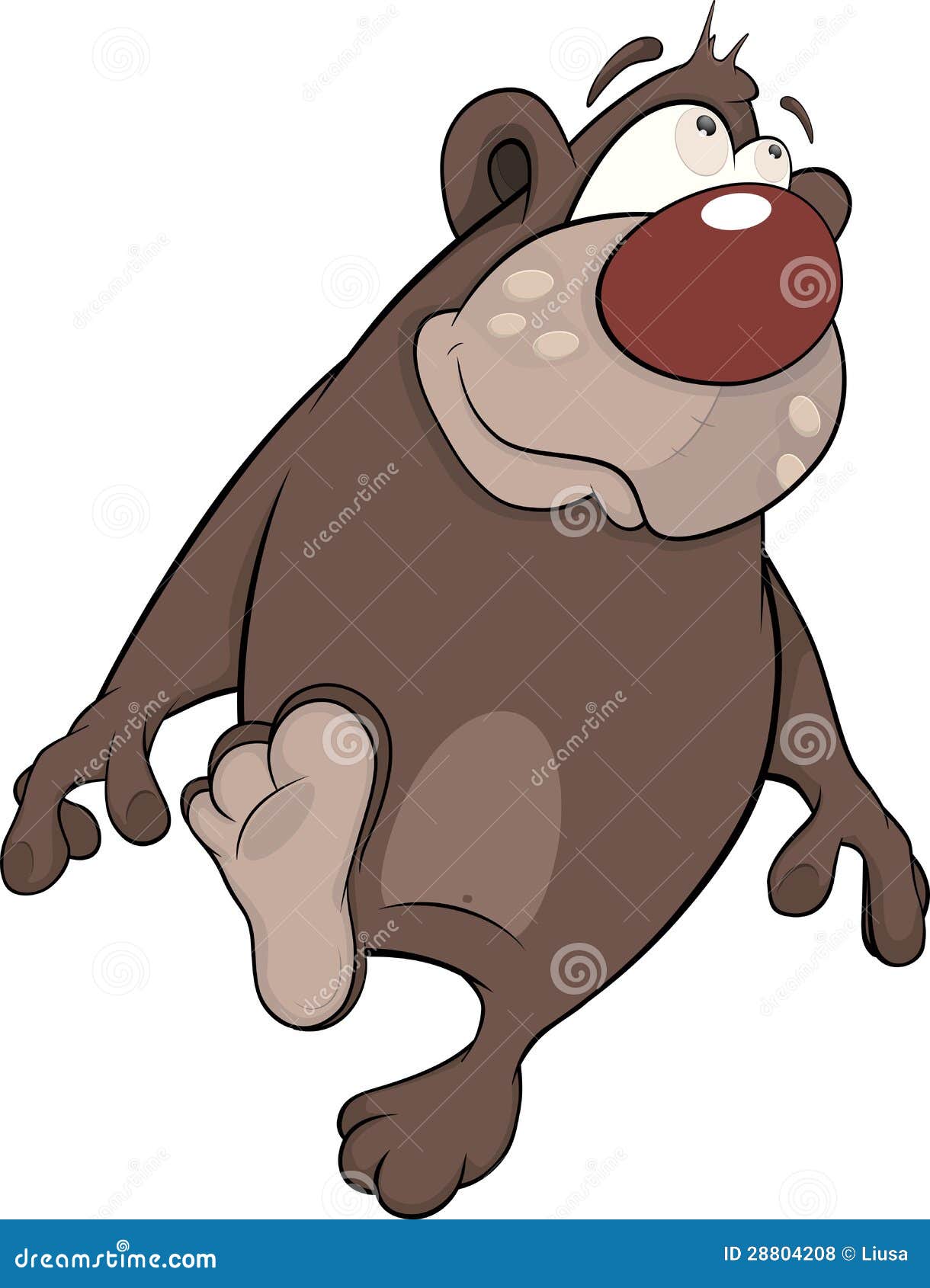 Brown Bear. Cartoon Royalty Free Stock Photos - Image: 28804208