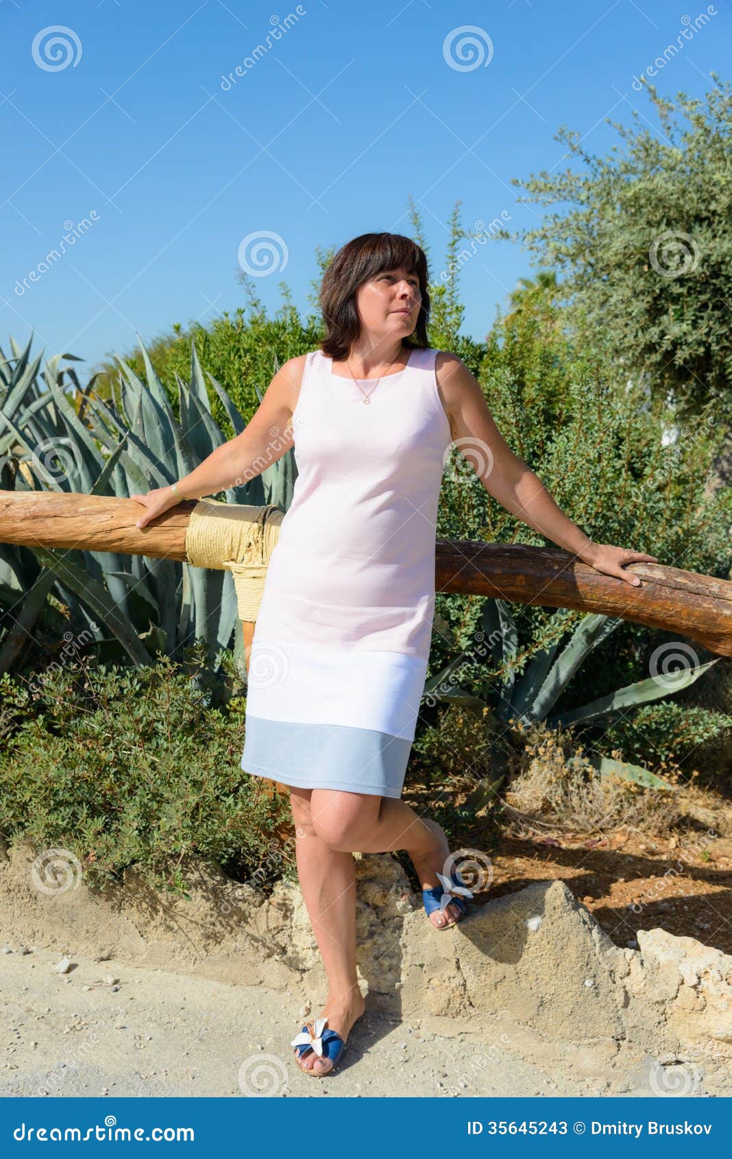 Middle aged brunette woman Middle aged brunette woman