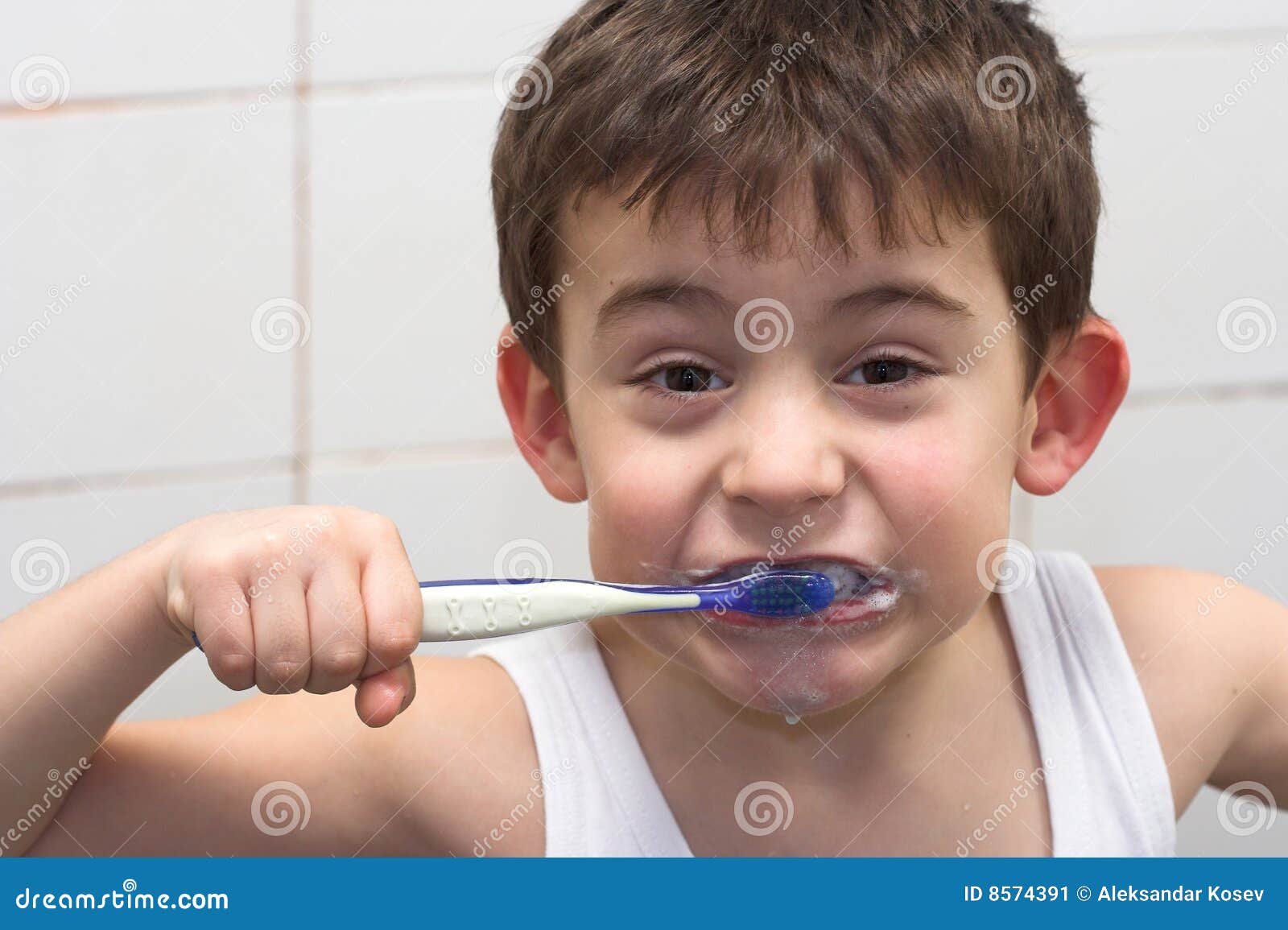 Brushing Teeth Stock Image Image 8574391
