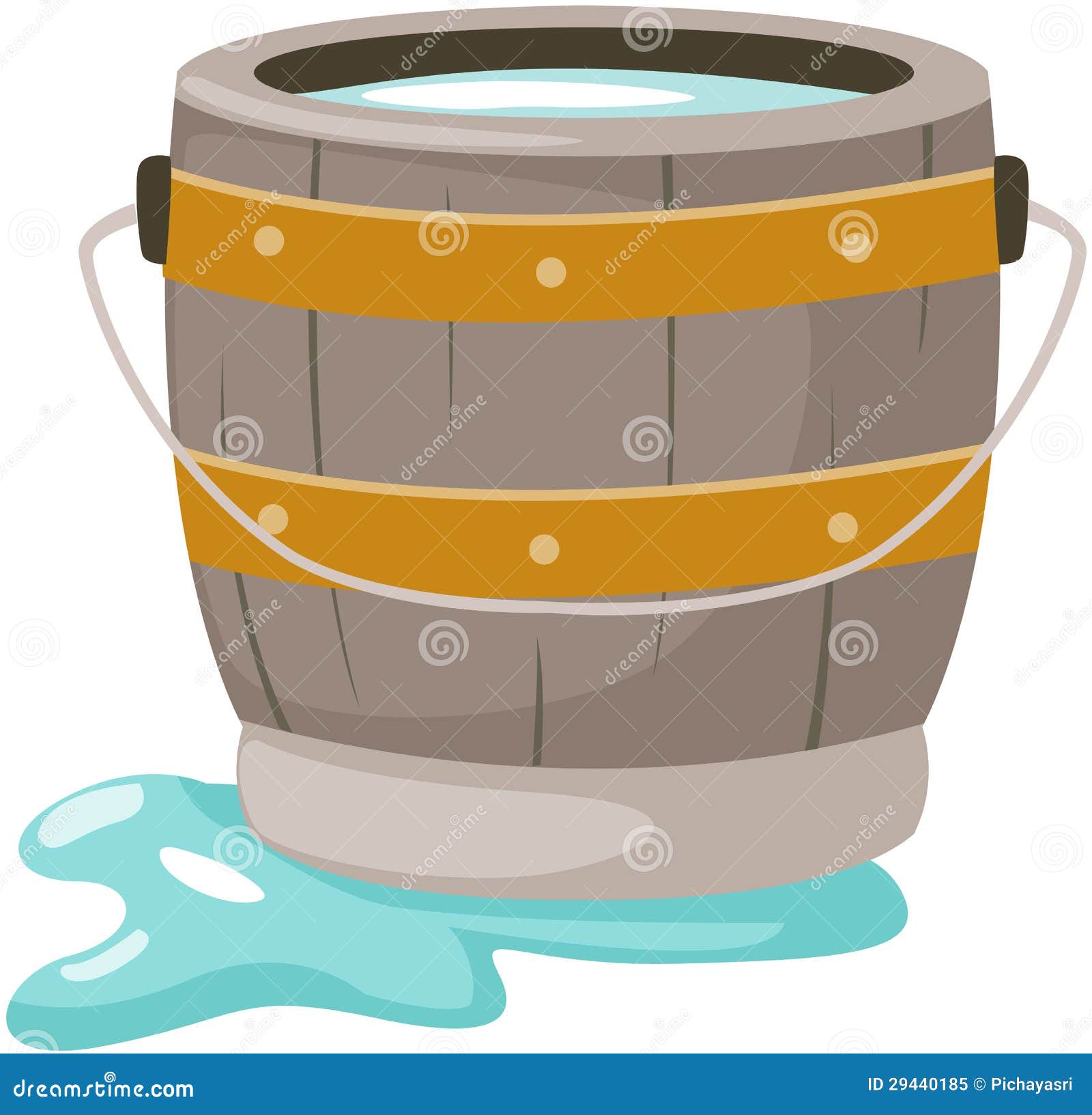 Bucket Of Water Royalty Free Stock Photo  Image: 29440185