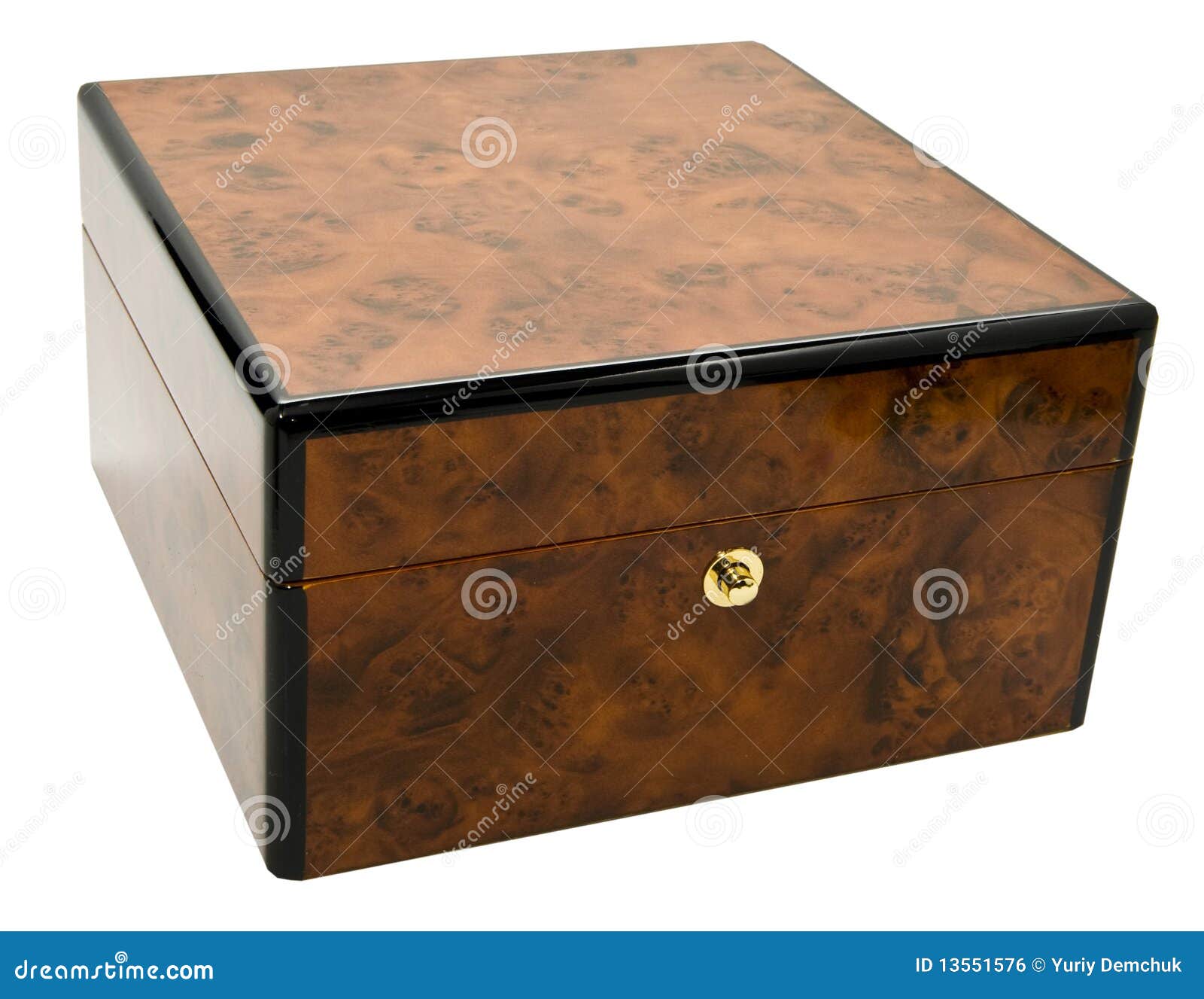 Wooden Box with Lock