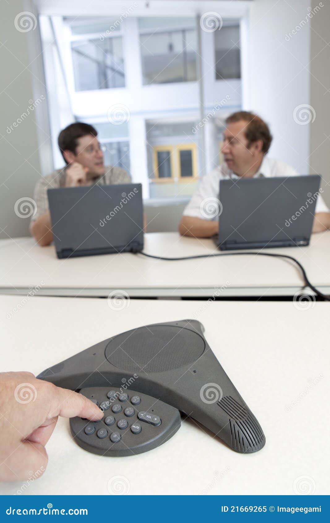 Business Meeting Conference Call Royalty Free Stock Photo - Image: 21669265
