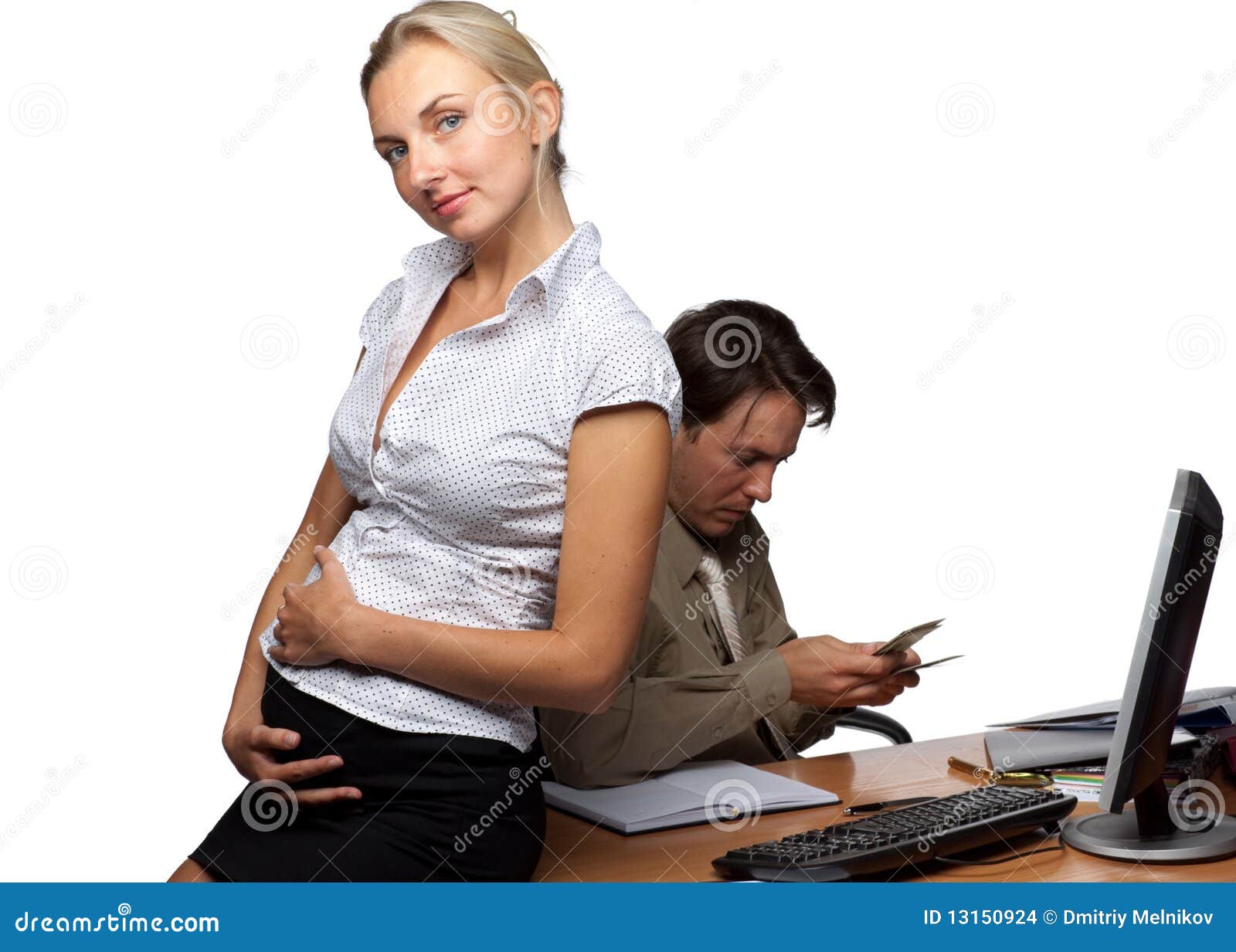 Pregnant Secretary 54