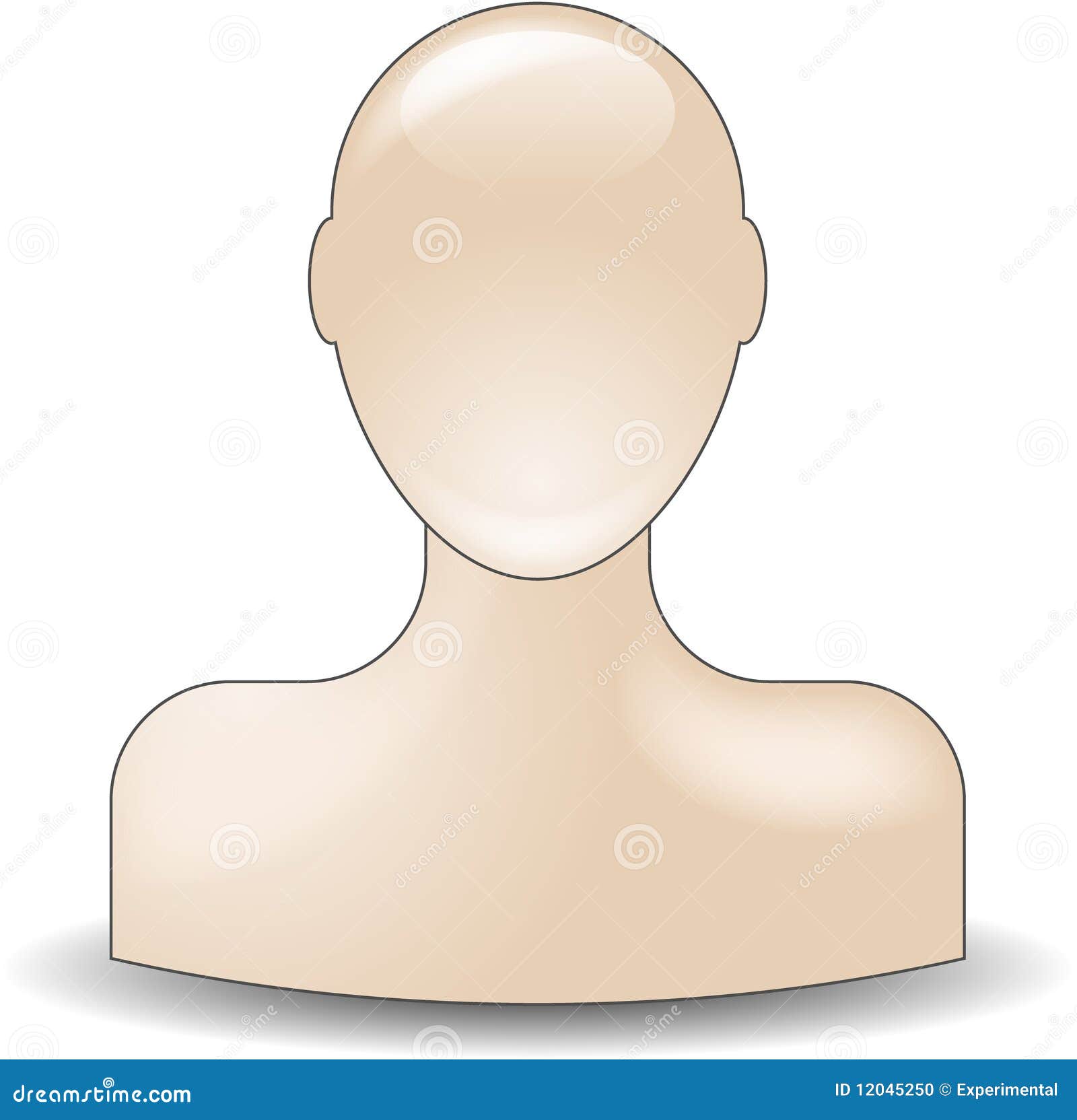 Bust Buddy Icon Stock Photo Image 12045250