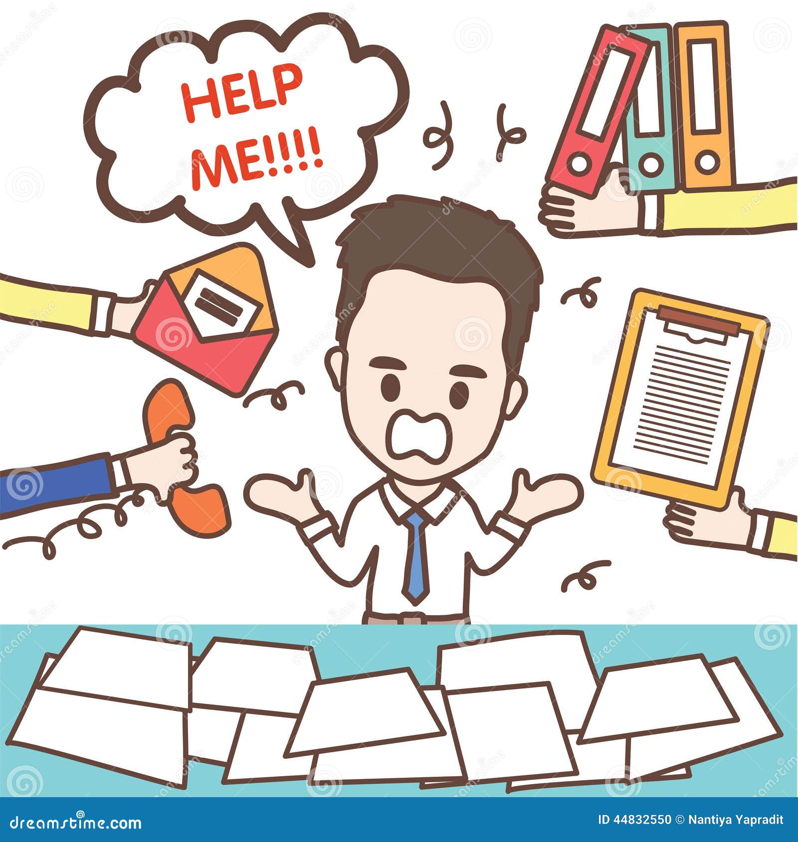 stressed employee clipart - photo #9