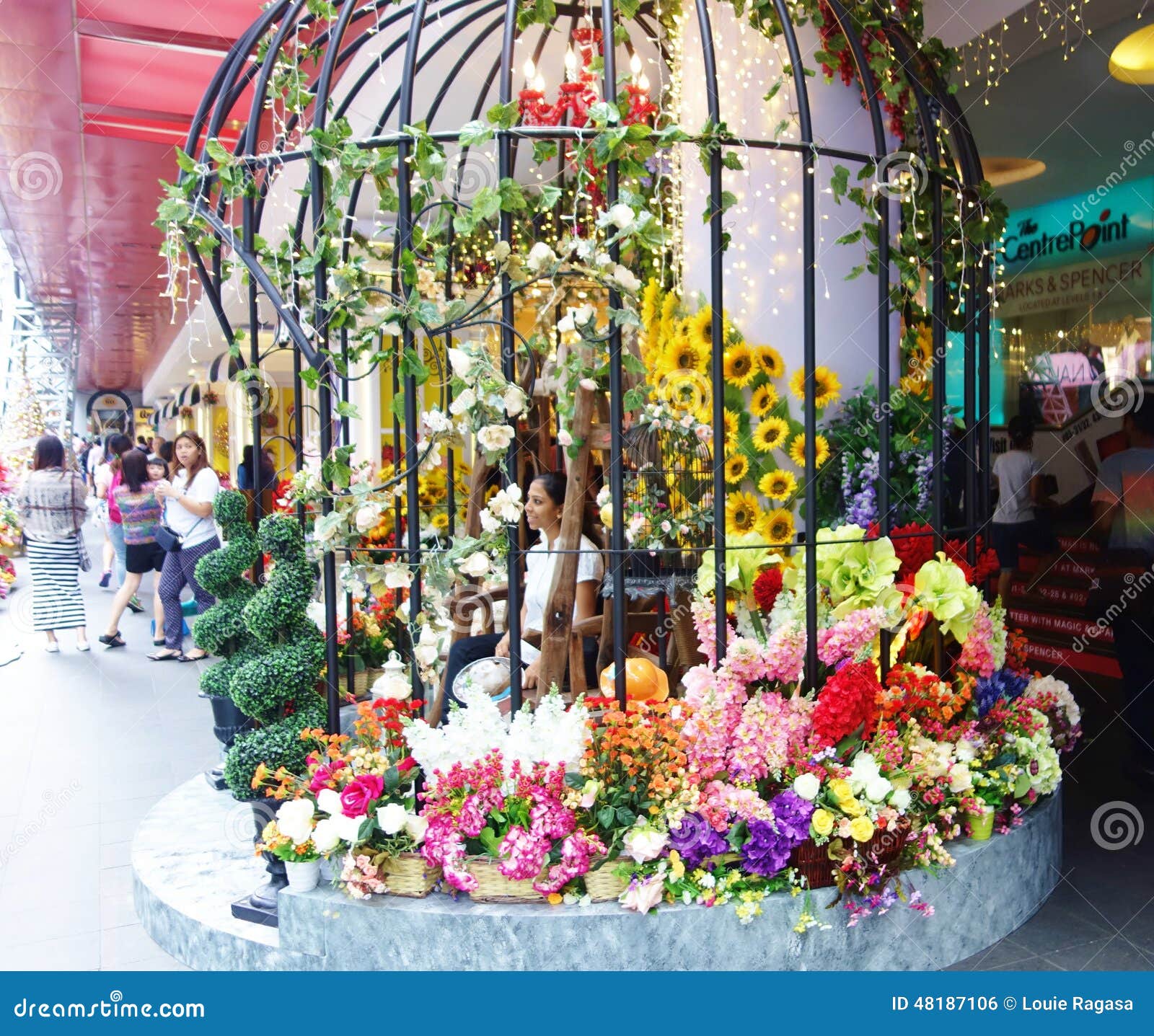 Cage De Fleur Photo éditorial Image 48187106