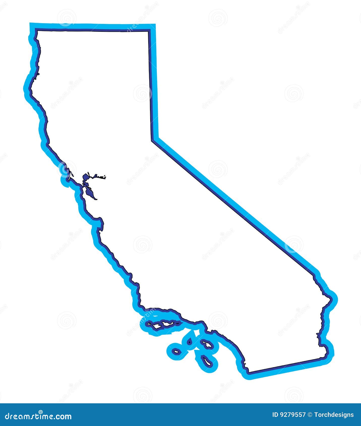clip art california map - photo #14