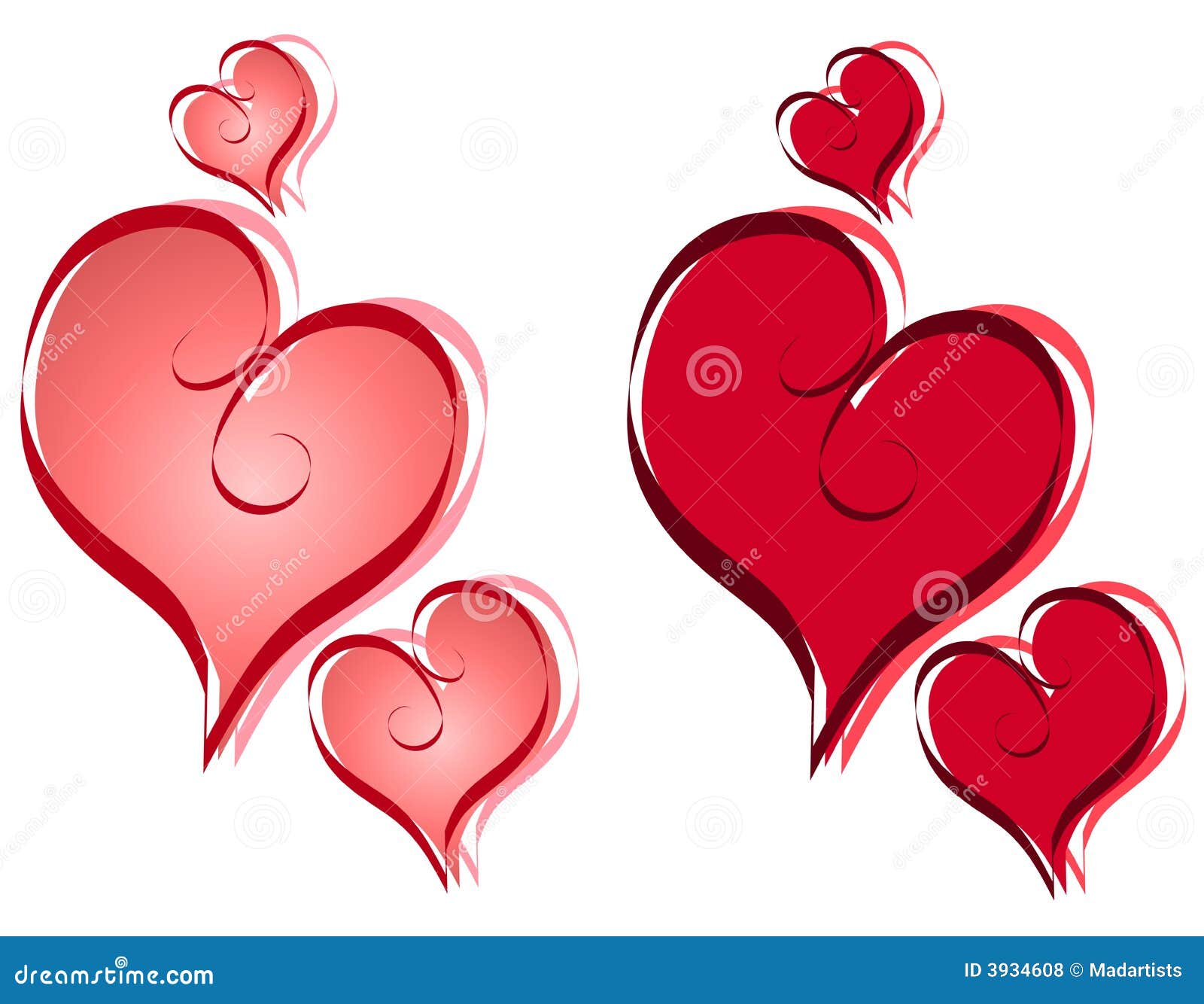 valentines day hearts clip art free - photo #38