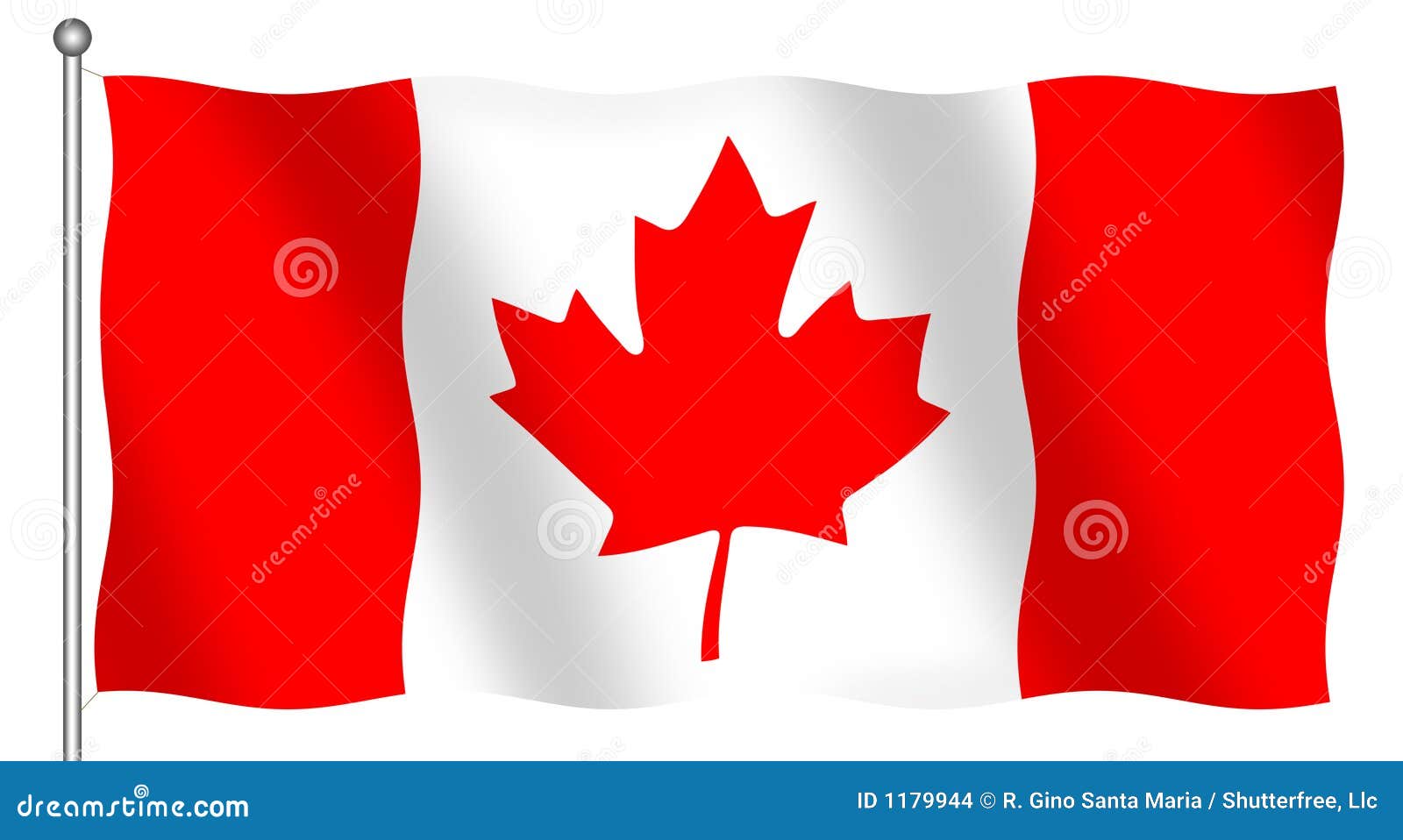 clipart canadian flag waving - photo #14