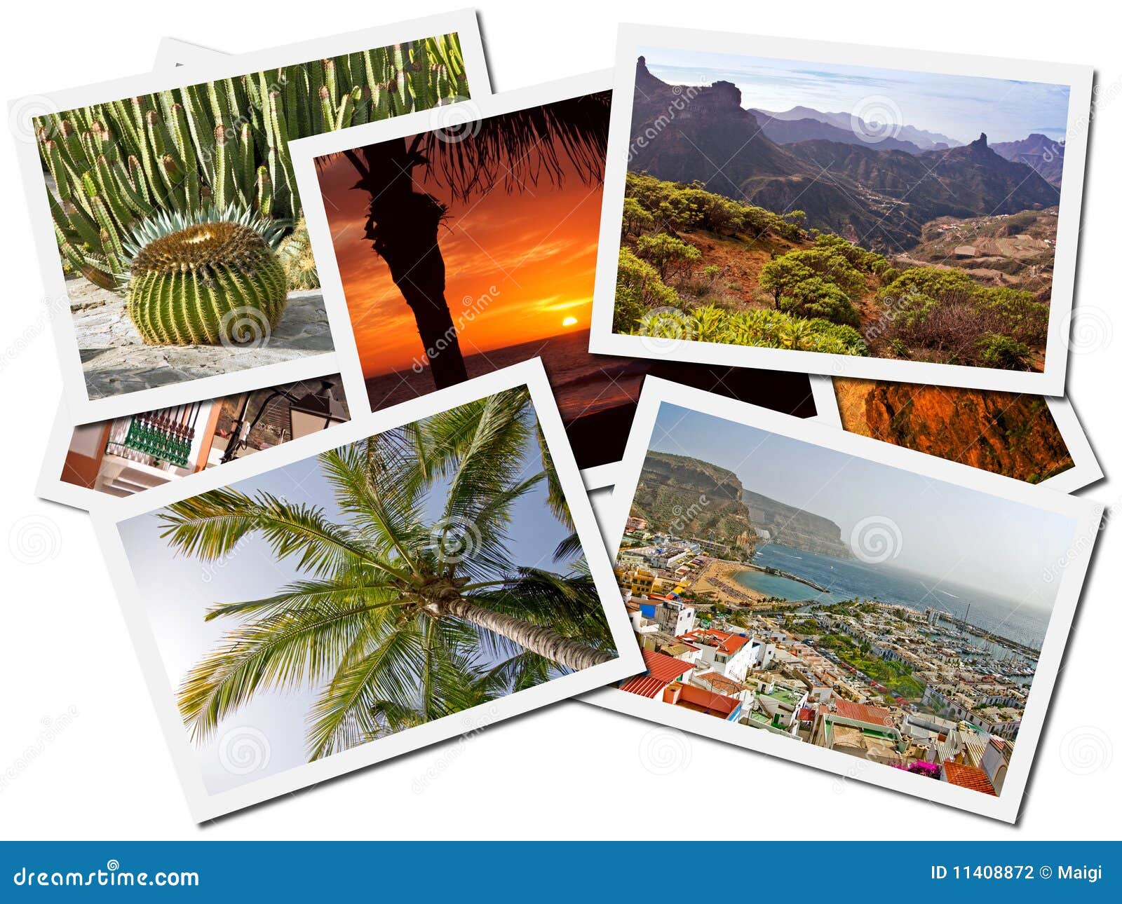 Canary Islands photo collage
