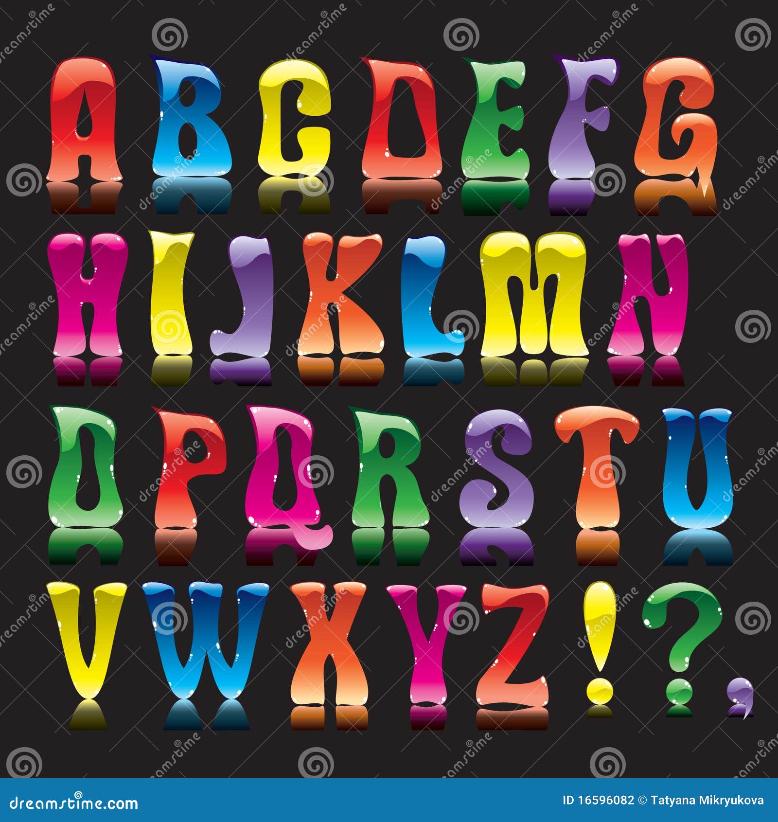 Candy ABC Stock Photography Image 16596082