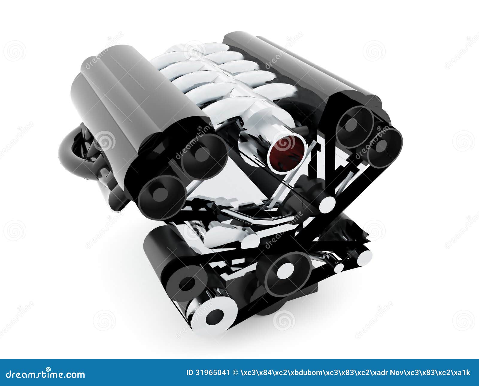 Car Engine On White Background Stock Image Image 31965041