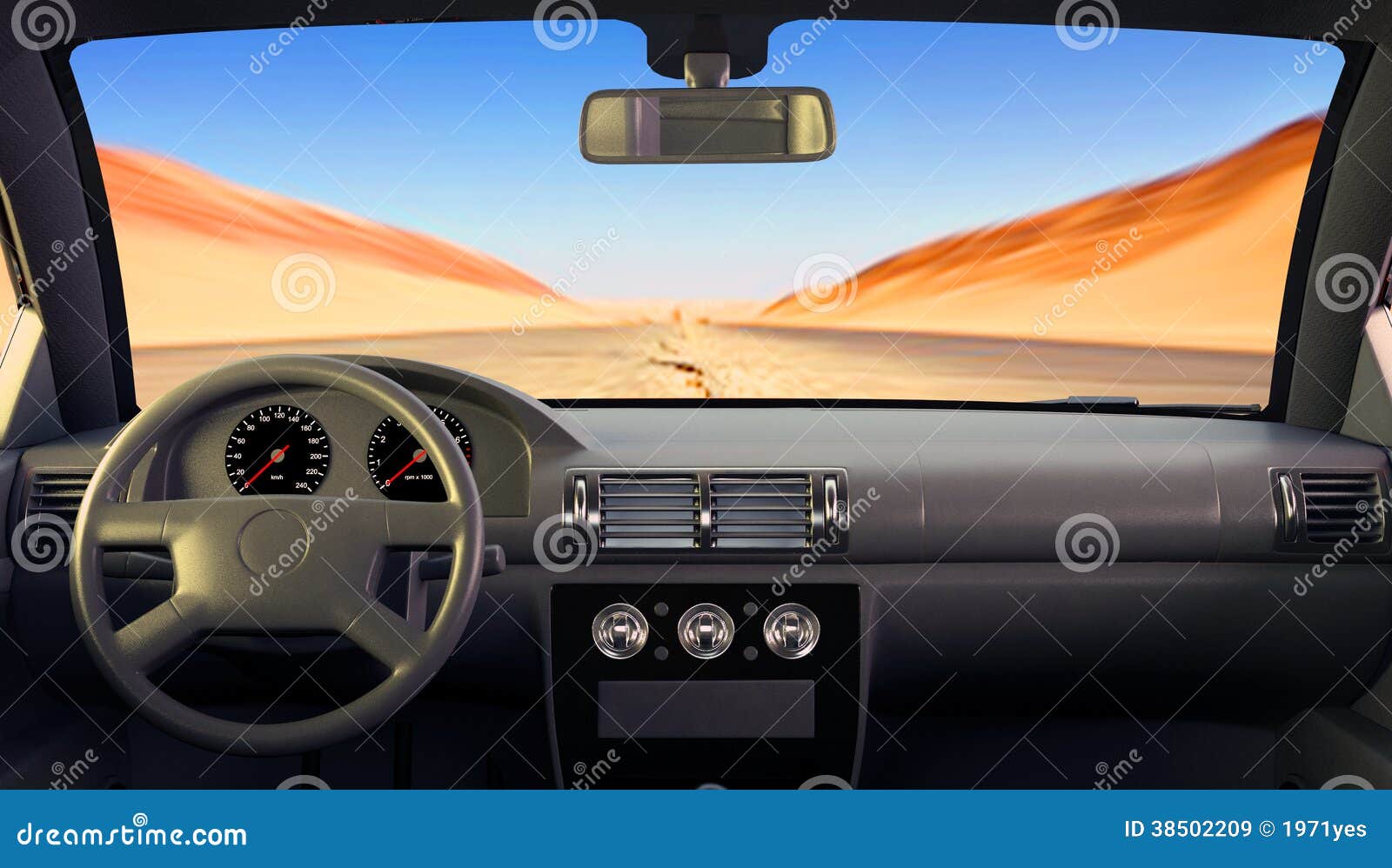 The Car Inside. Royalty Free Stock Images - Image: 38502209