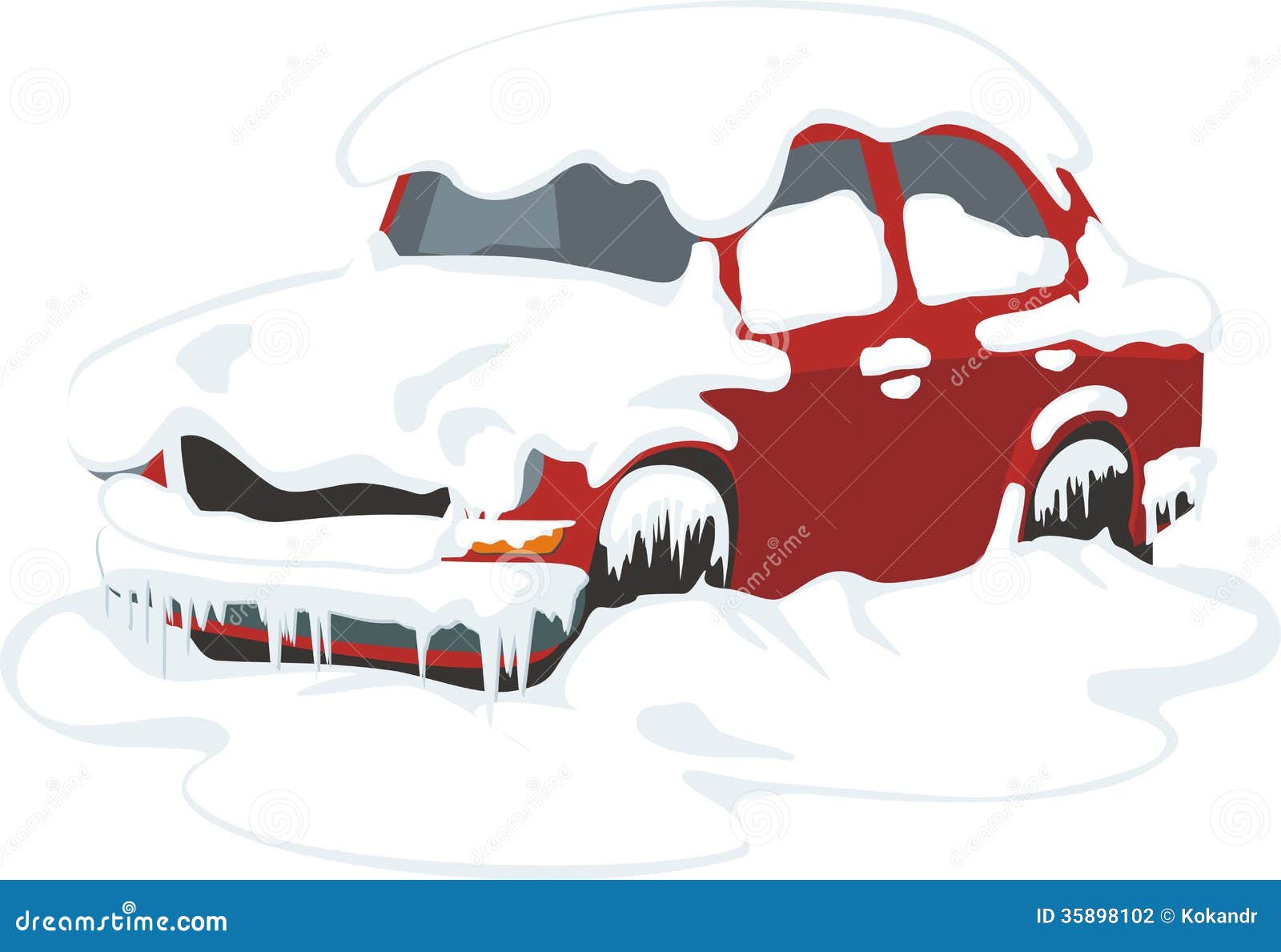 clipart car stuck in snow - photo #9