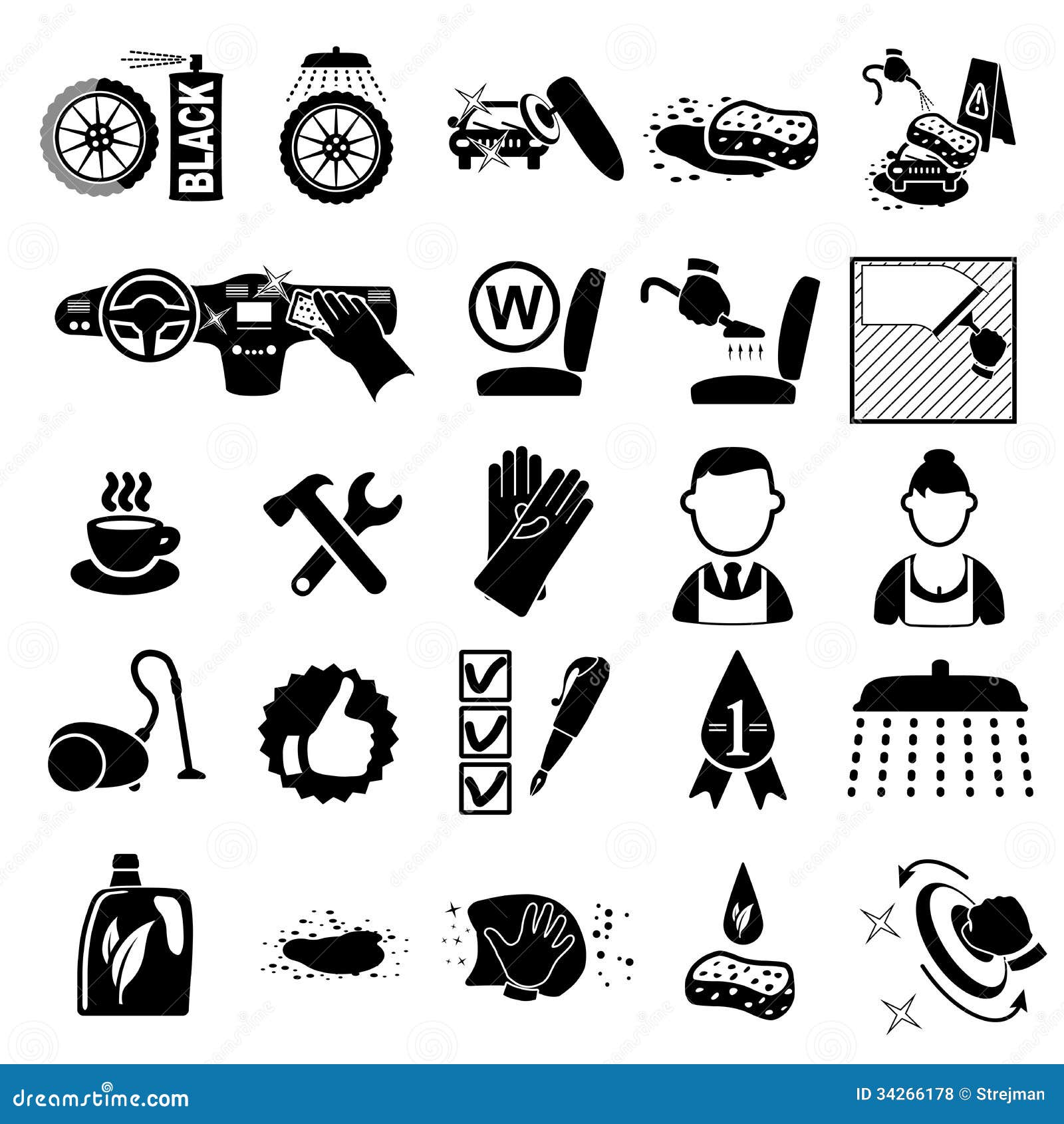 free car wash clipart black and white - photo #24