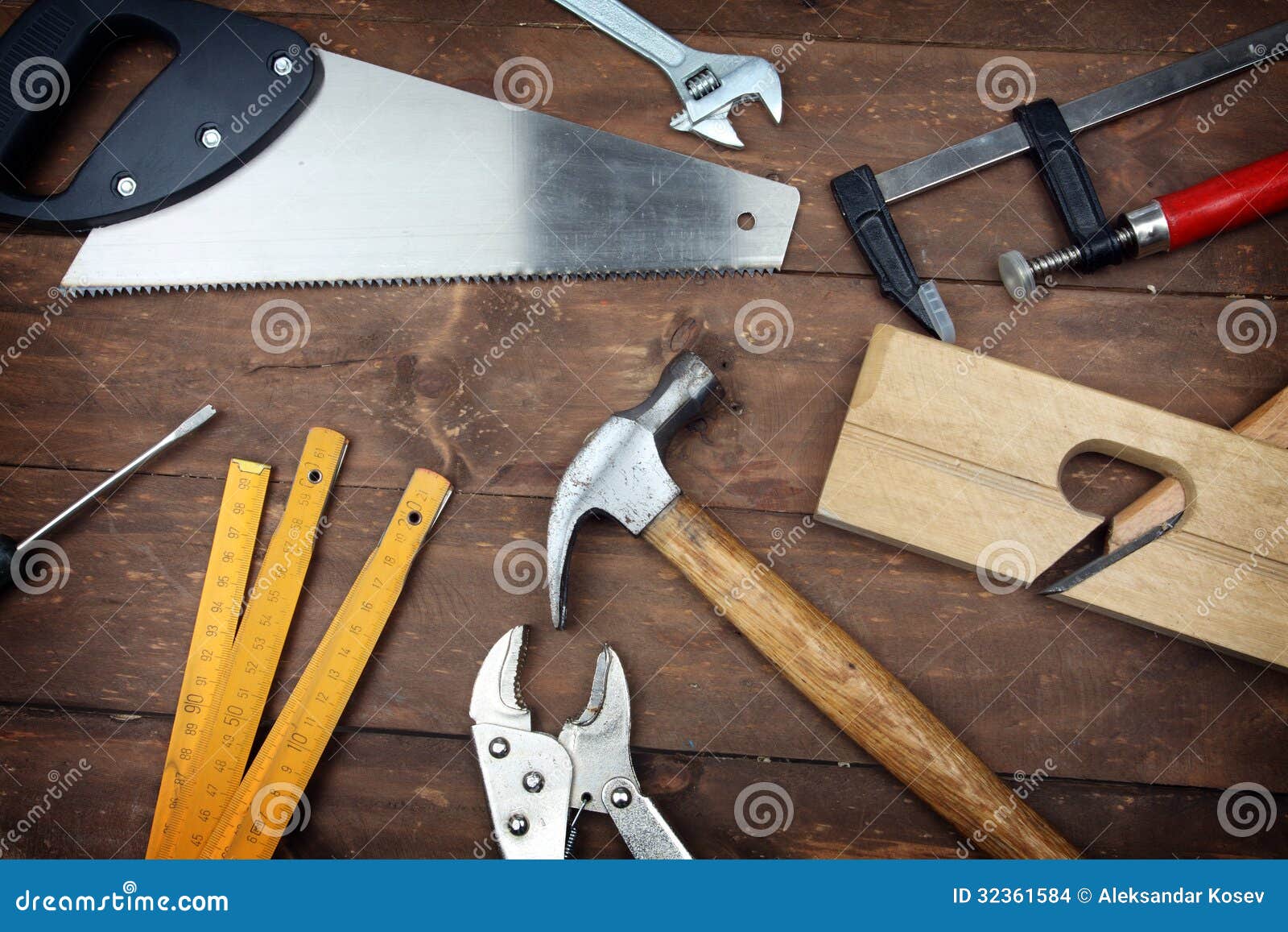 Carpenter's Tools Stock Images - Image: 32361584