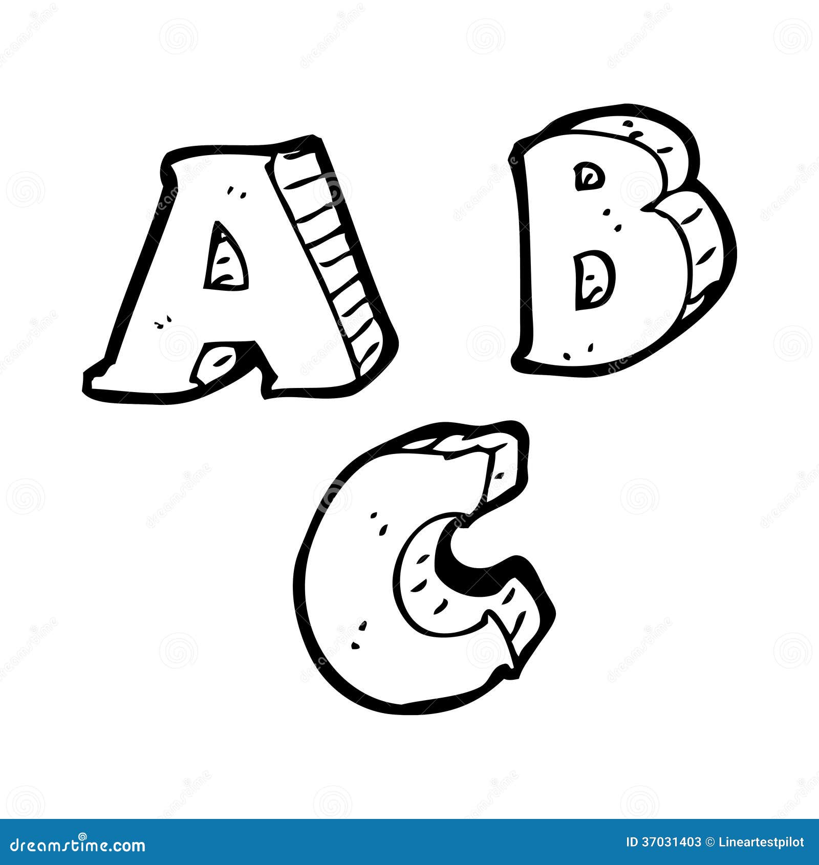 abc clipart black and white - photo #11