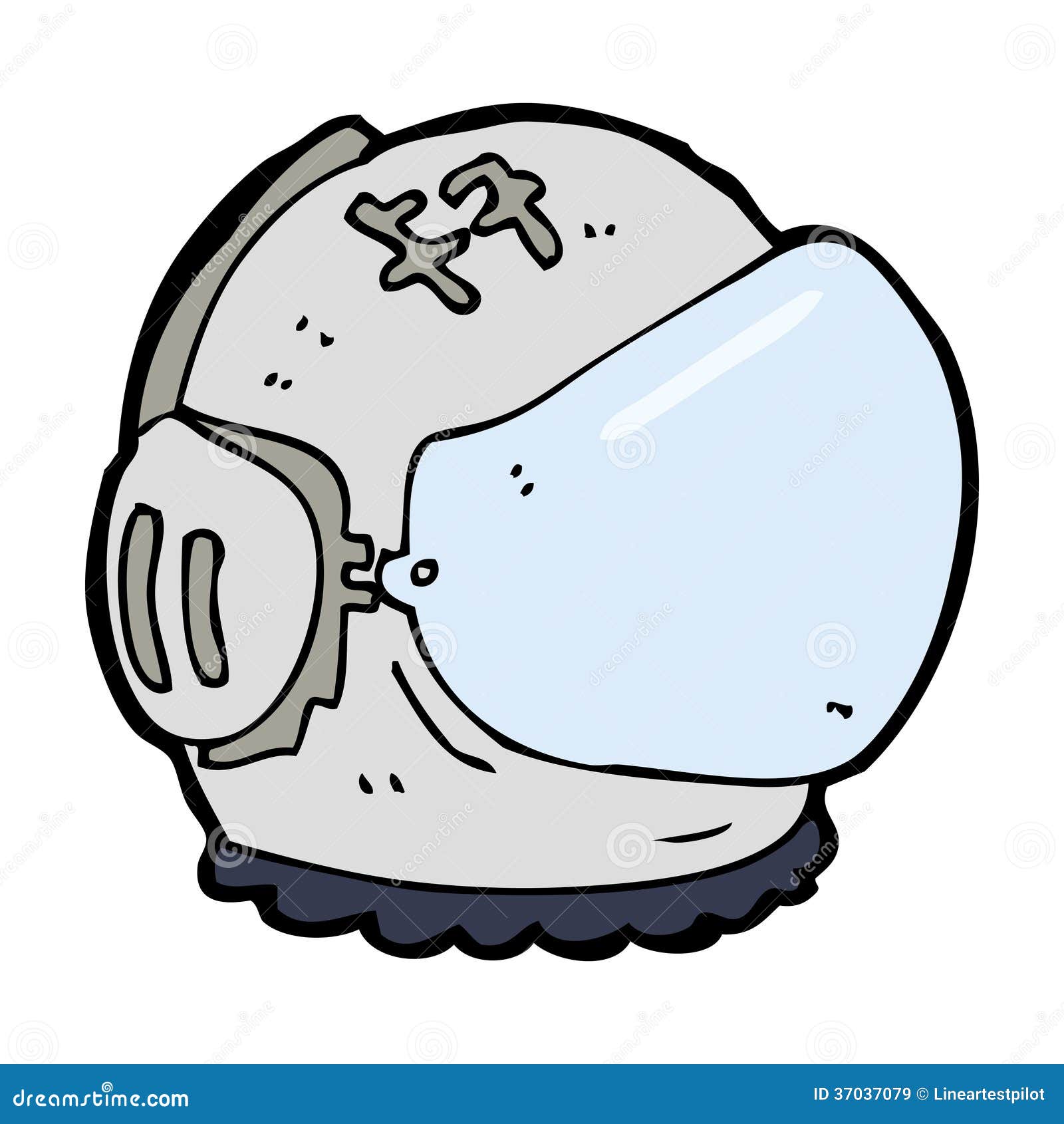 Cartoon Astronaut Helmet Royalty Free Stock Images - Image: 37037079