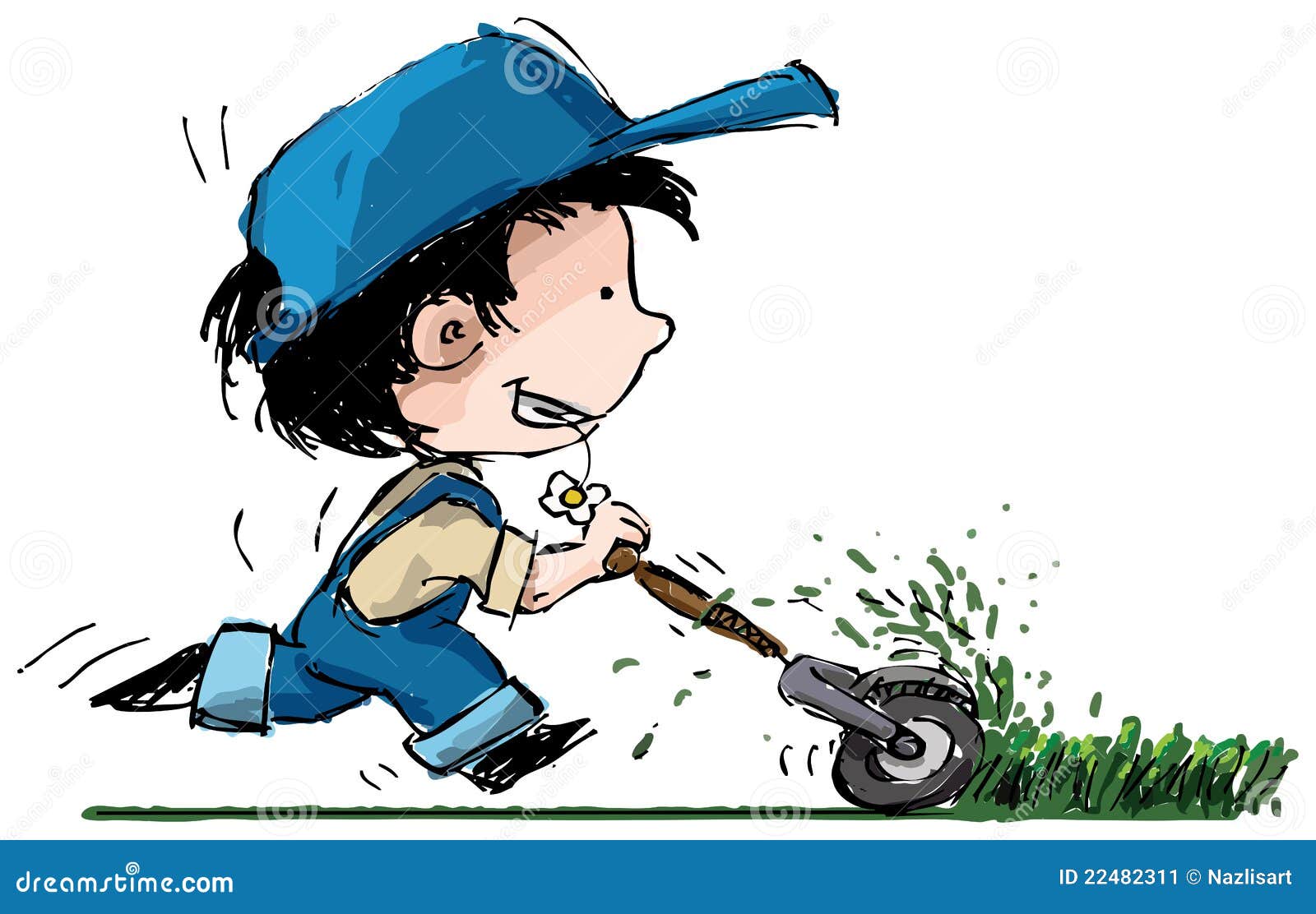 clipart of man cutting grass - photo #32